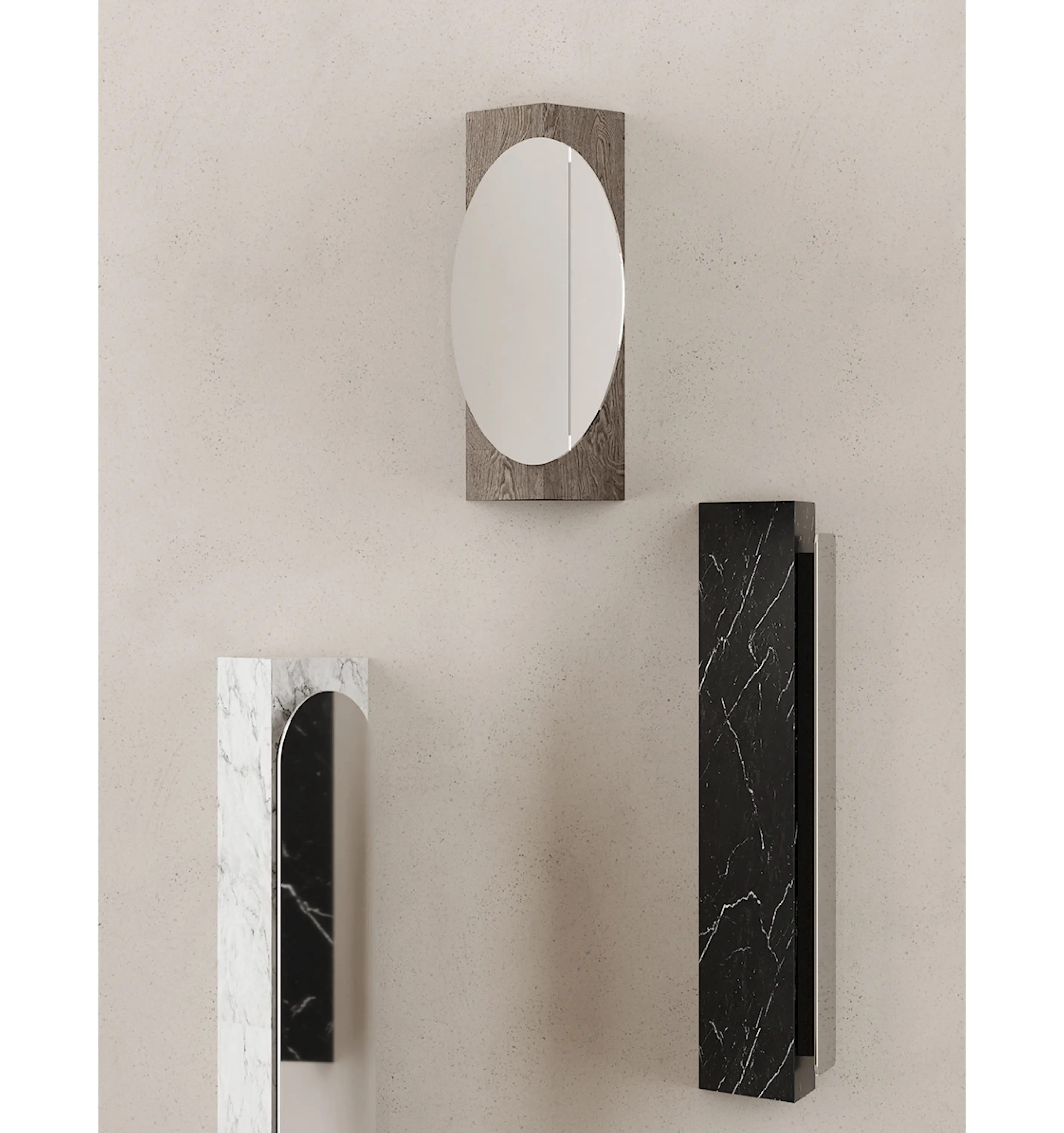 NIC Design - Stilo - polished edge oval mirror