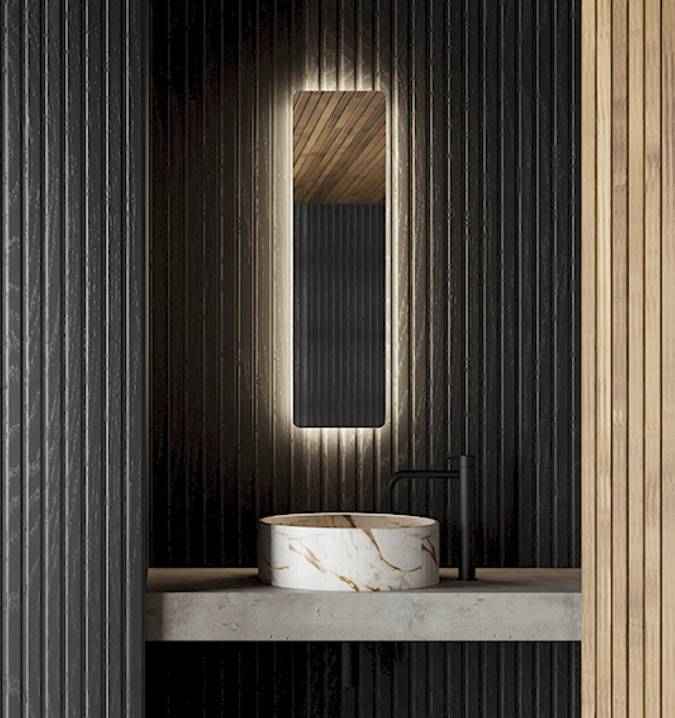 NIC Design - Stilo - polished edge rectangular mirror