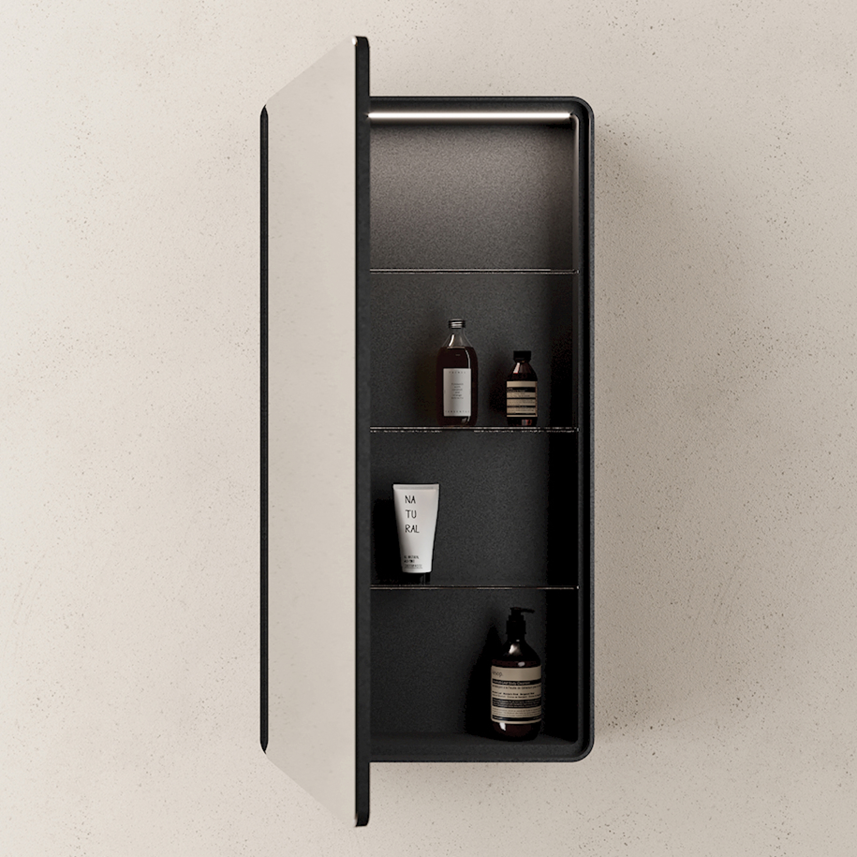 Display product Stilo - cabinet mirror from manufacturer NIC Design