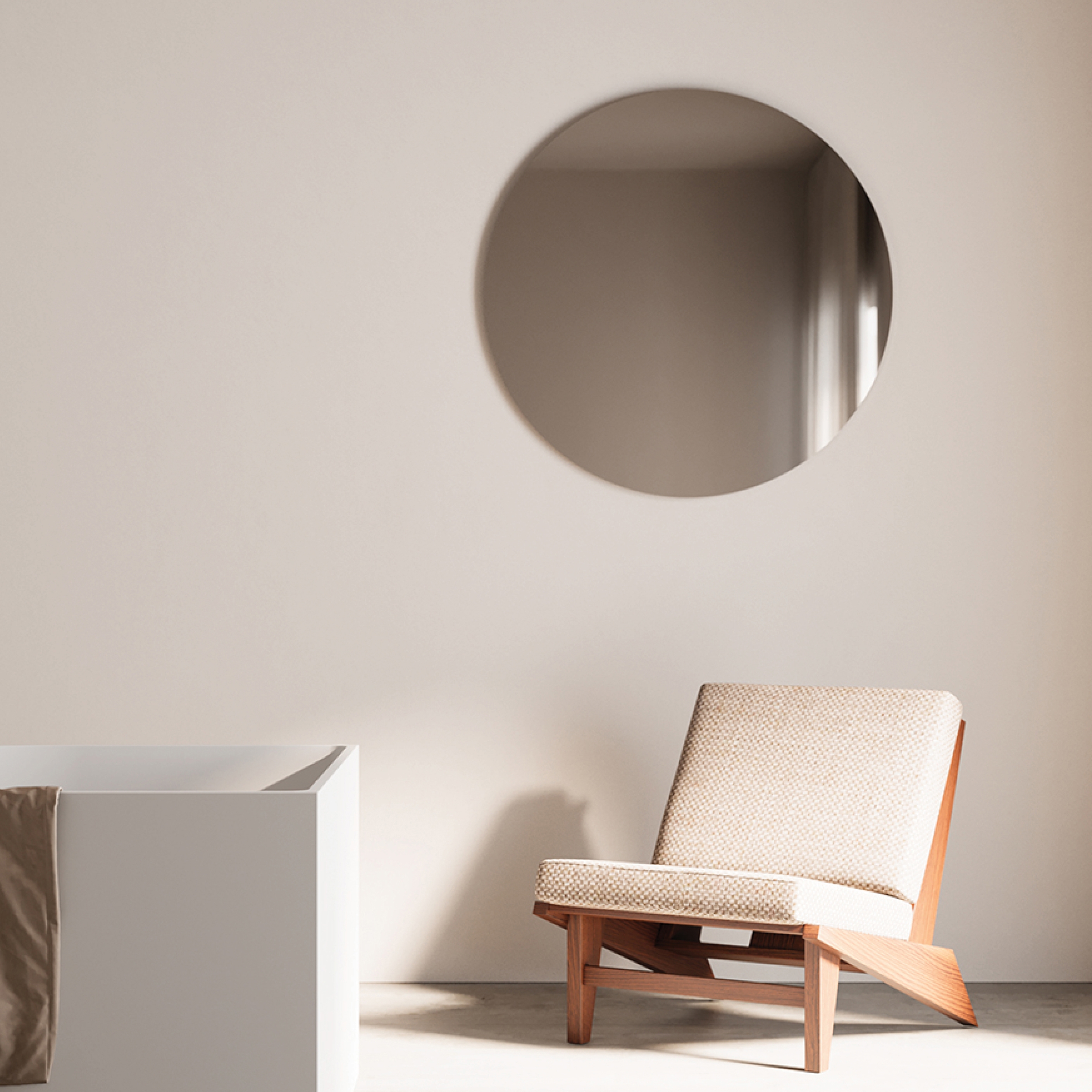 Display product Raggio - polished edge mirror from manufacturer NIC Design