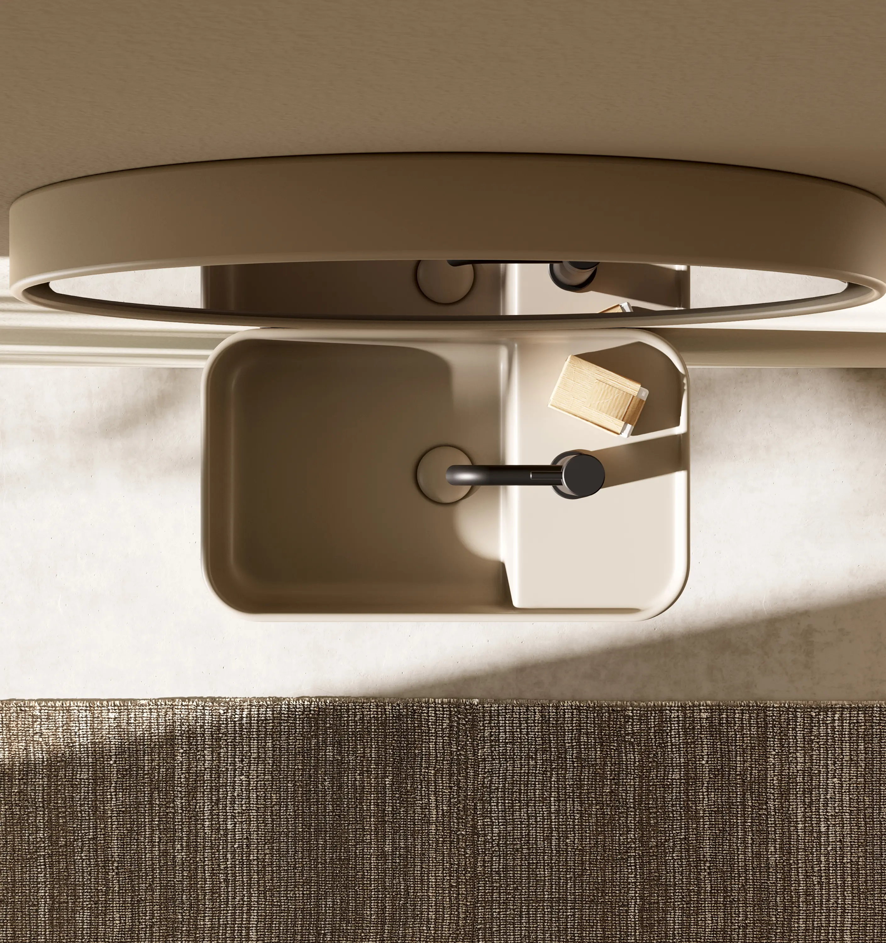NIC Design - Mini living rectangular with tap hole