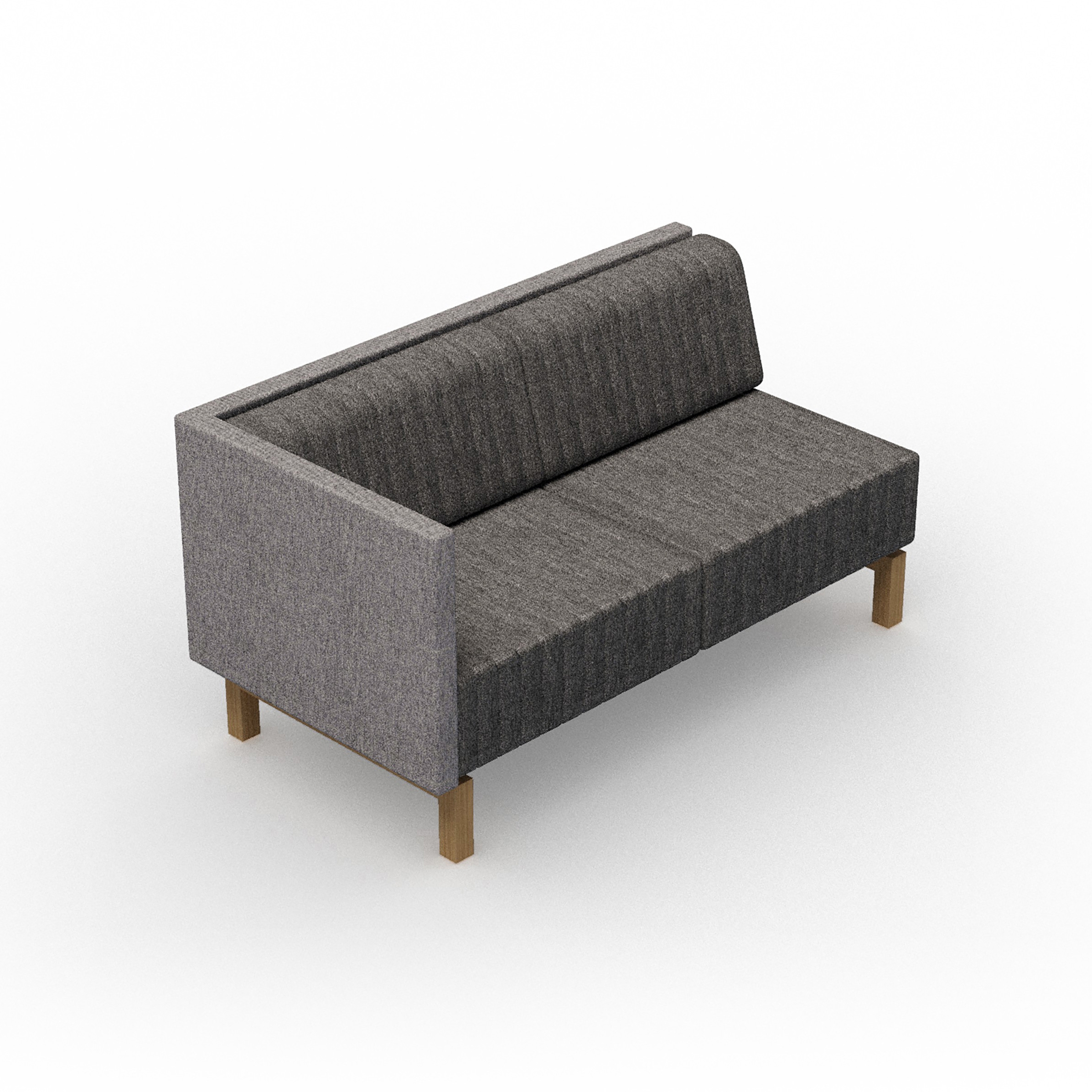 Vertoon produk Clark | 2-seater L-panel left van vervaardiger Conceptual
