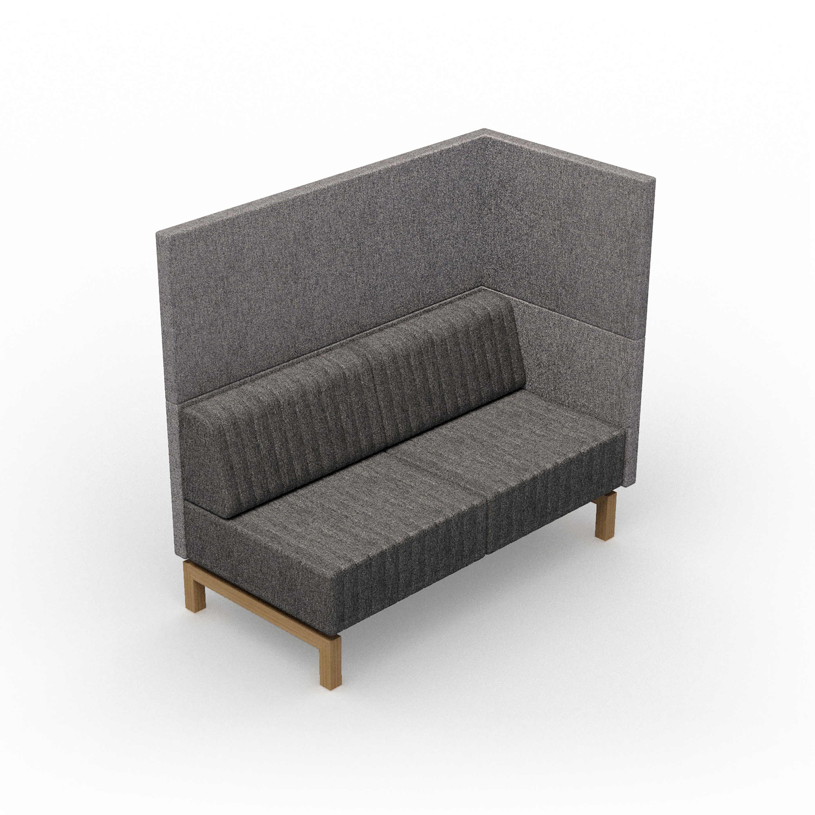 Vertoon produk Clark | 2-seater L-panel right van vervaardiger Conceptual