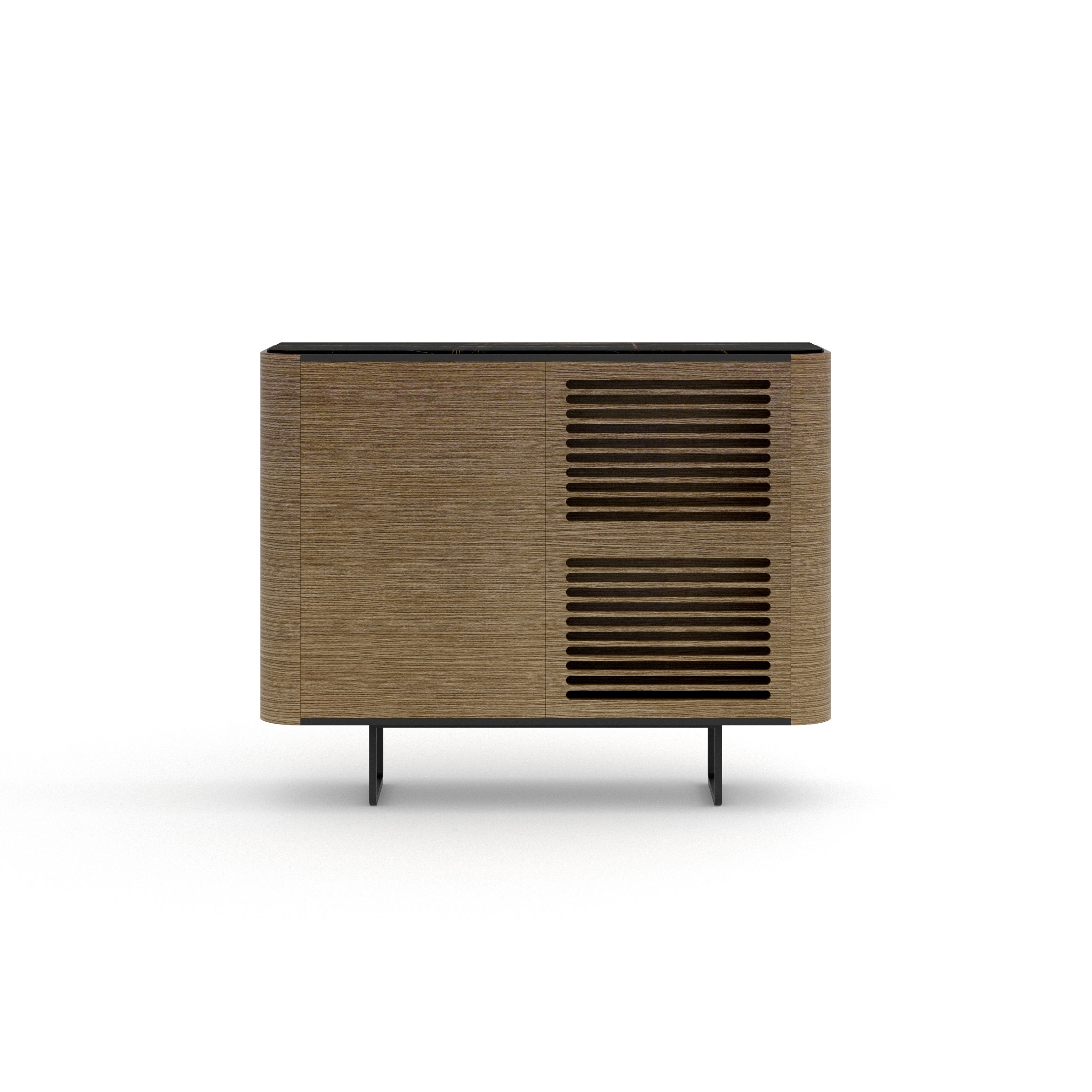 Vertoon produk Adara Console (stacked modules) with grooved doors van vervaardiger Momocca