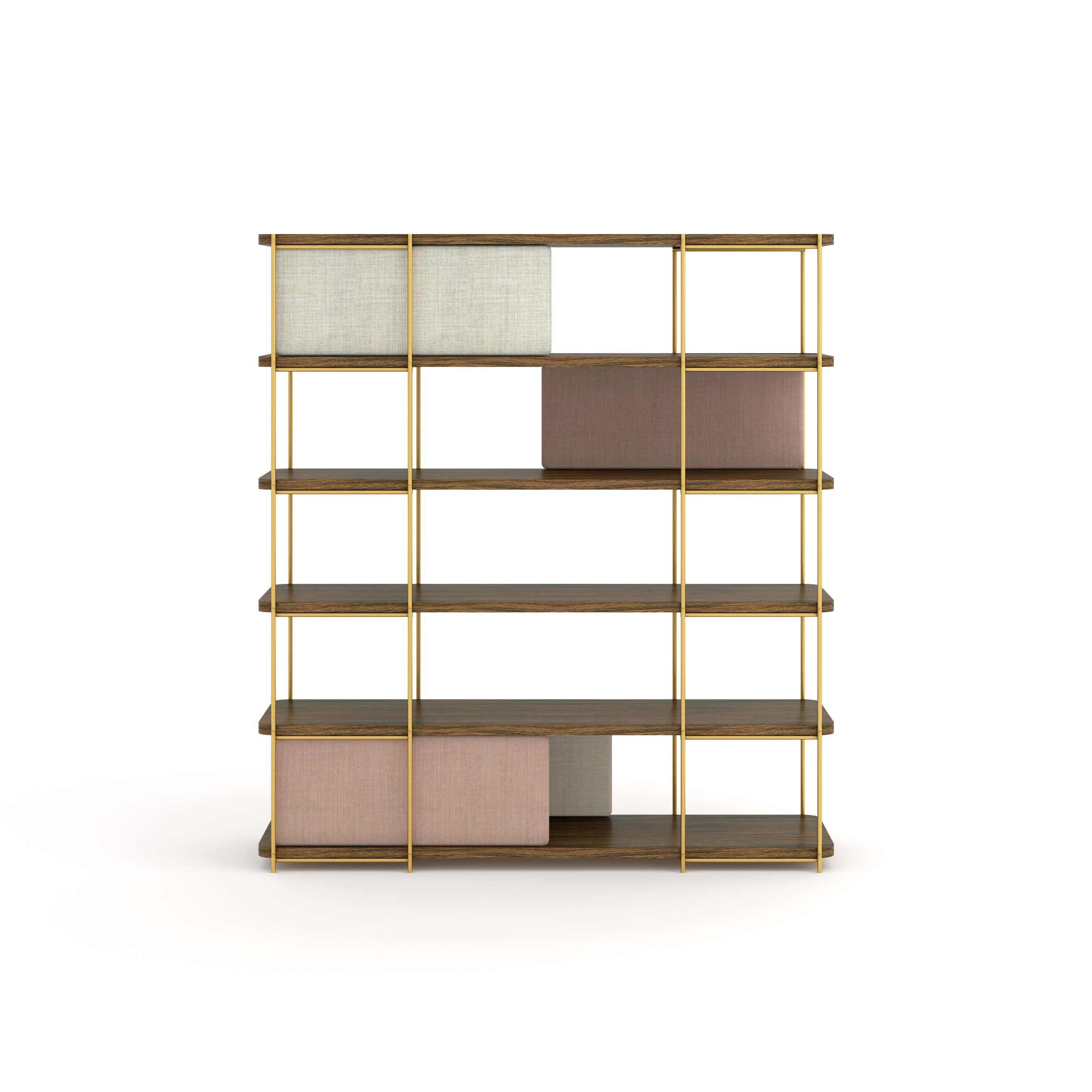 Mostrar el producto Librería modular Julia de madera de roble del fabricante Momocca