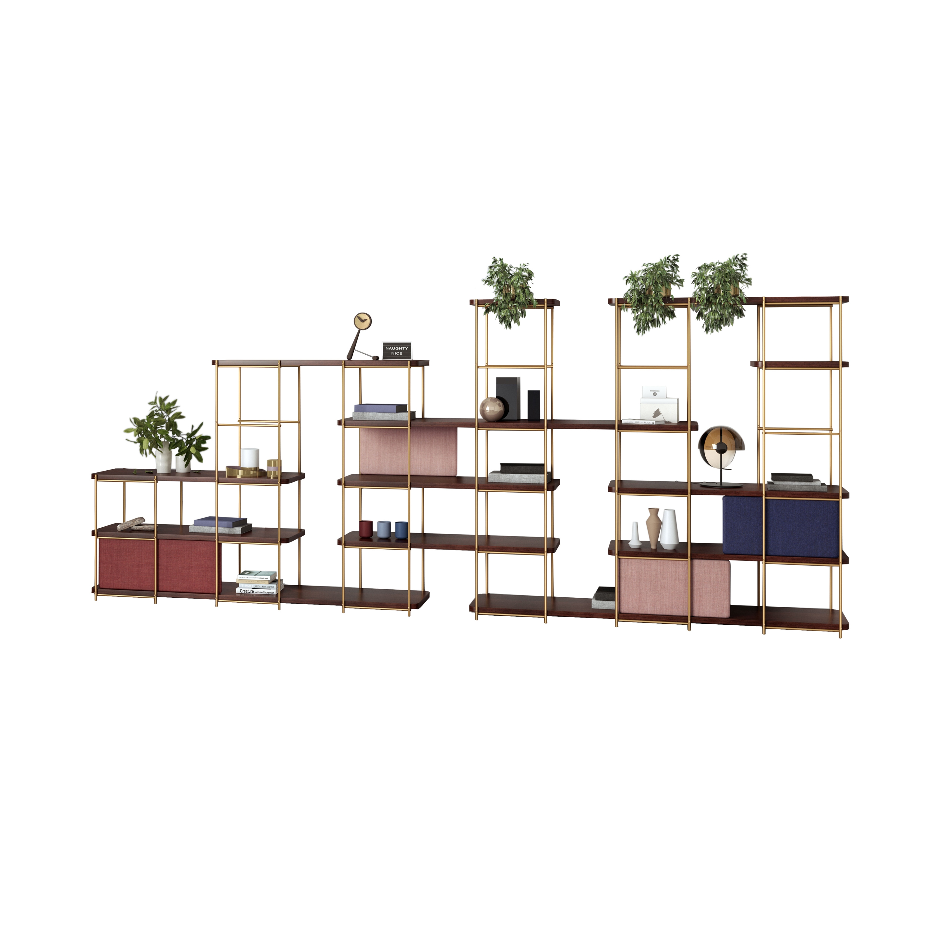 Mostrar el producto Estantería modular Julia para lobby con paneles deslizantes del fabricante Momocca