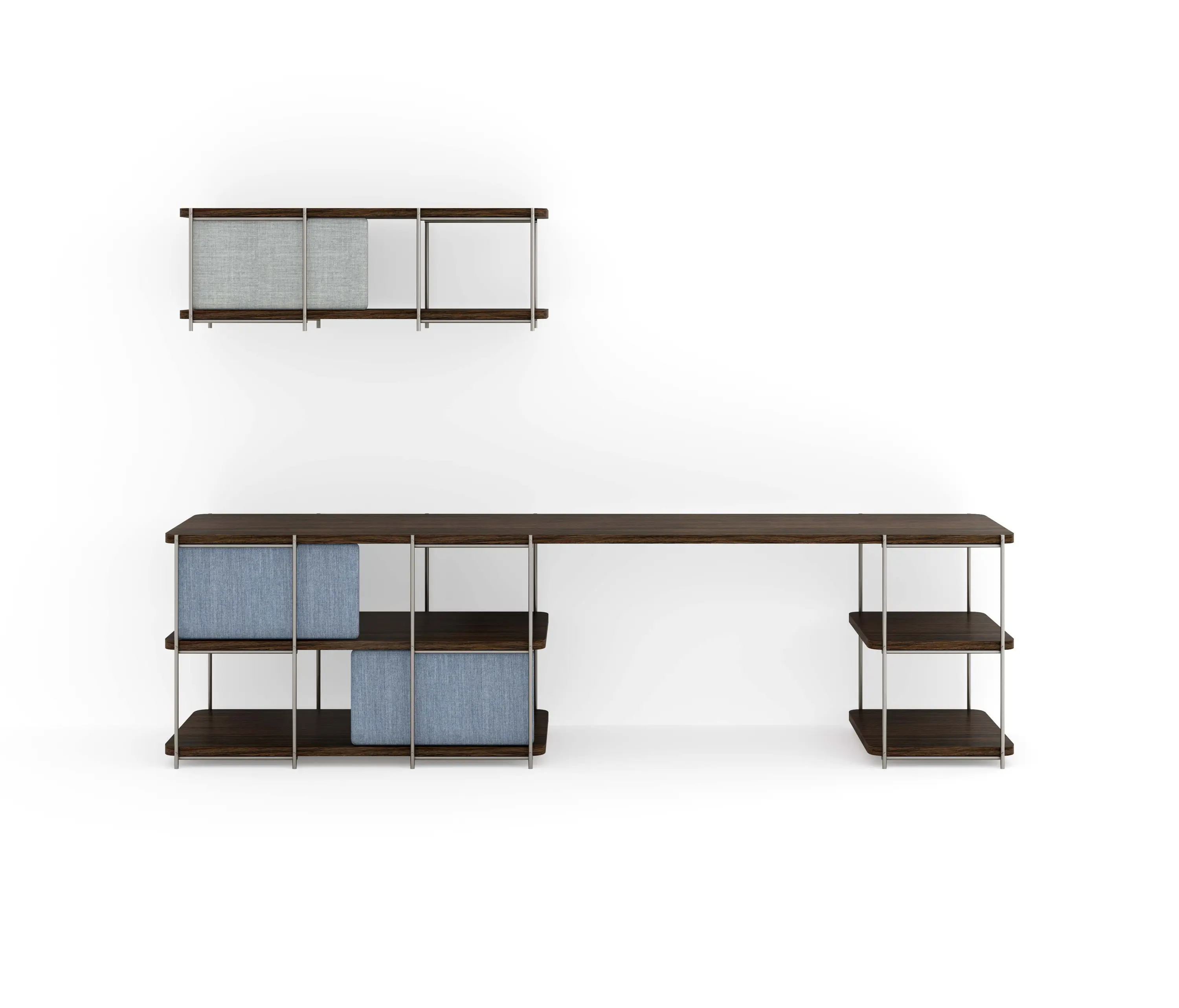 Momocca - Julia Modular desk with hanging shelf