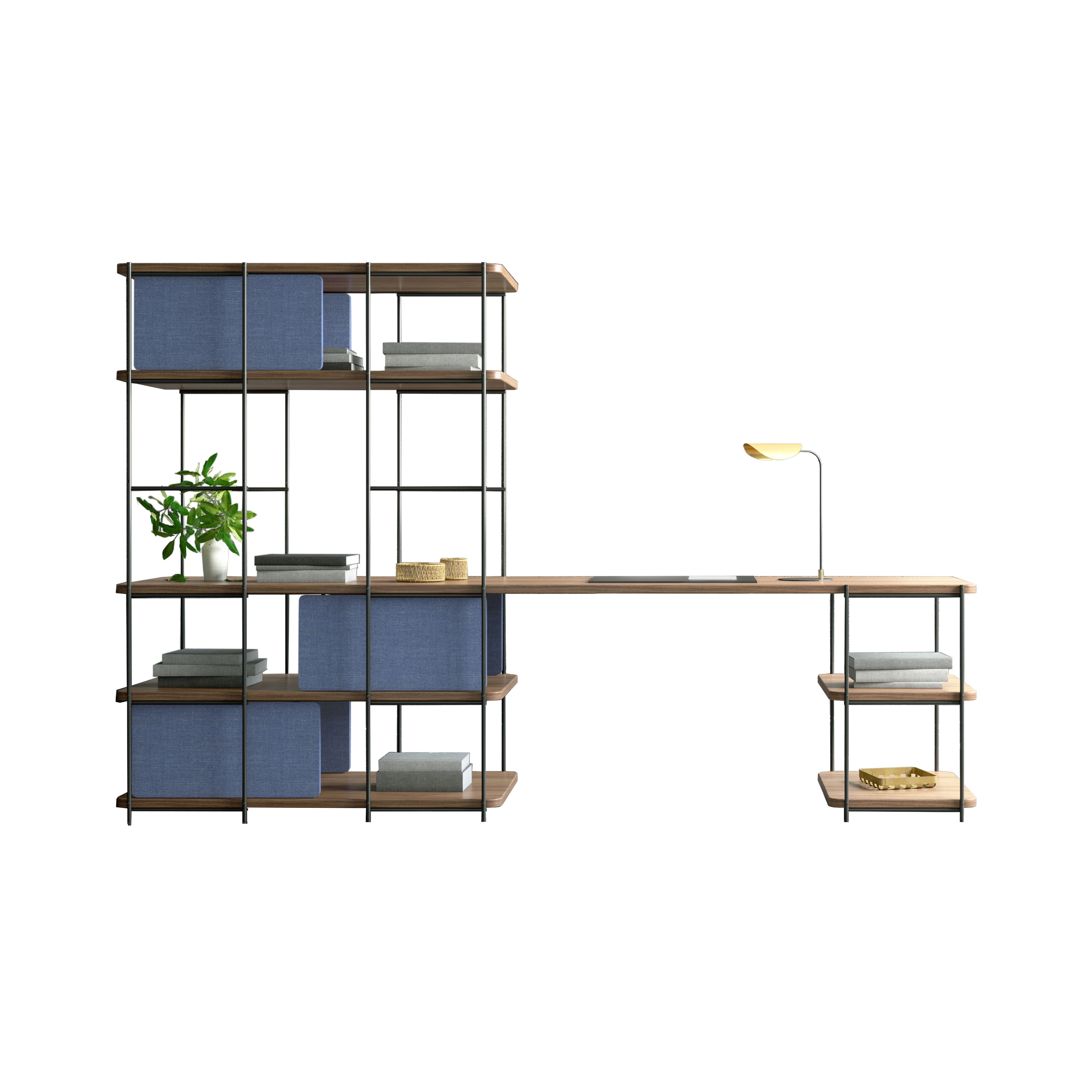 Mostrar el producto Escritorio Julia con estantería modular del fabricante Momocca