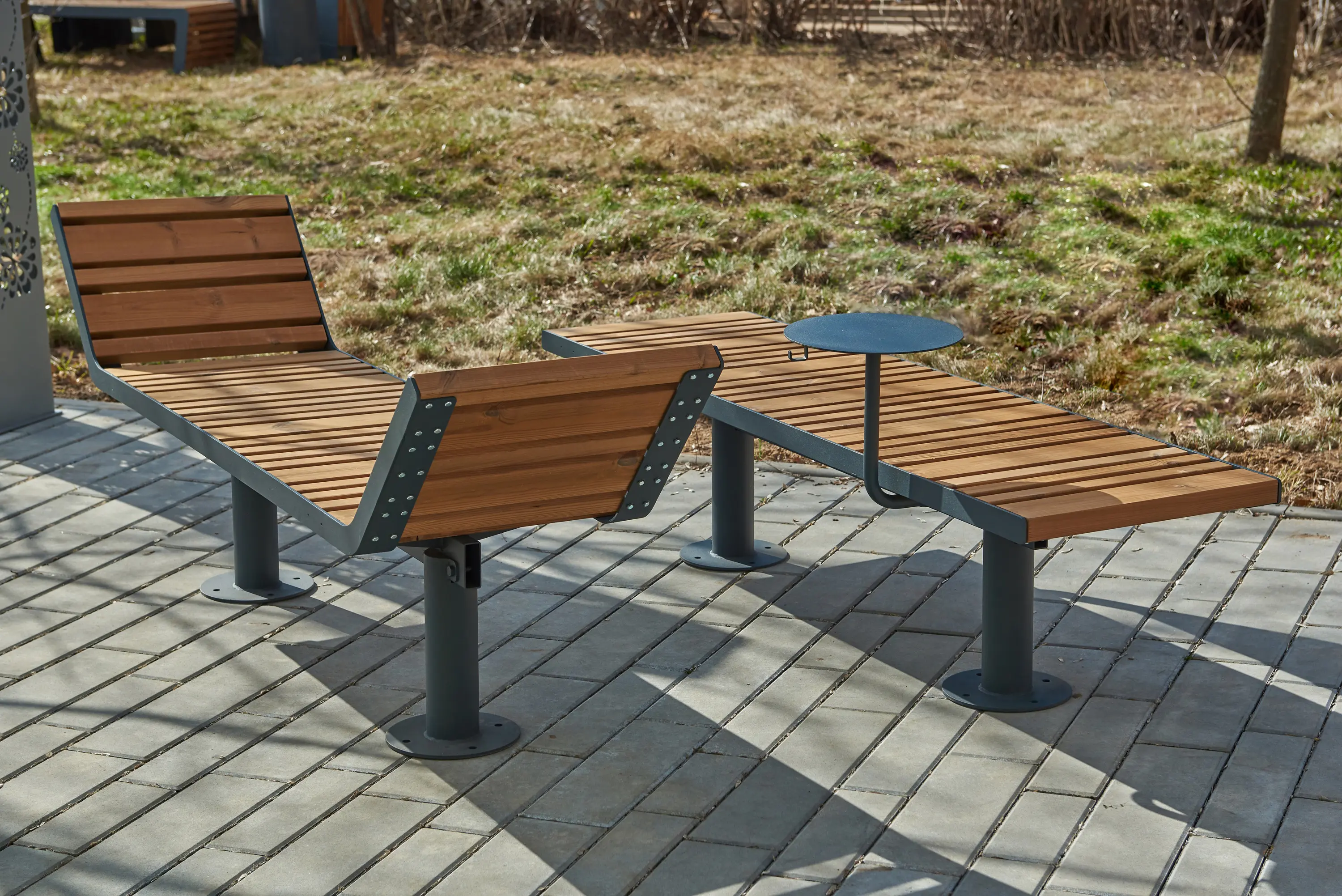 Punto Design - Star | Outdoor Circular Bench with Backrest