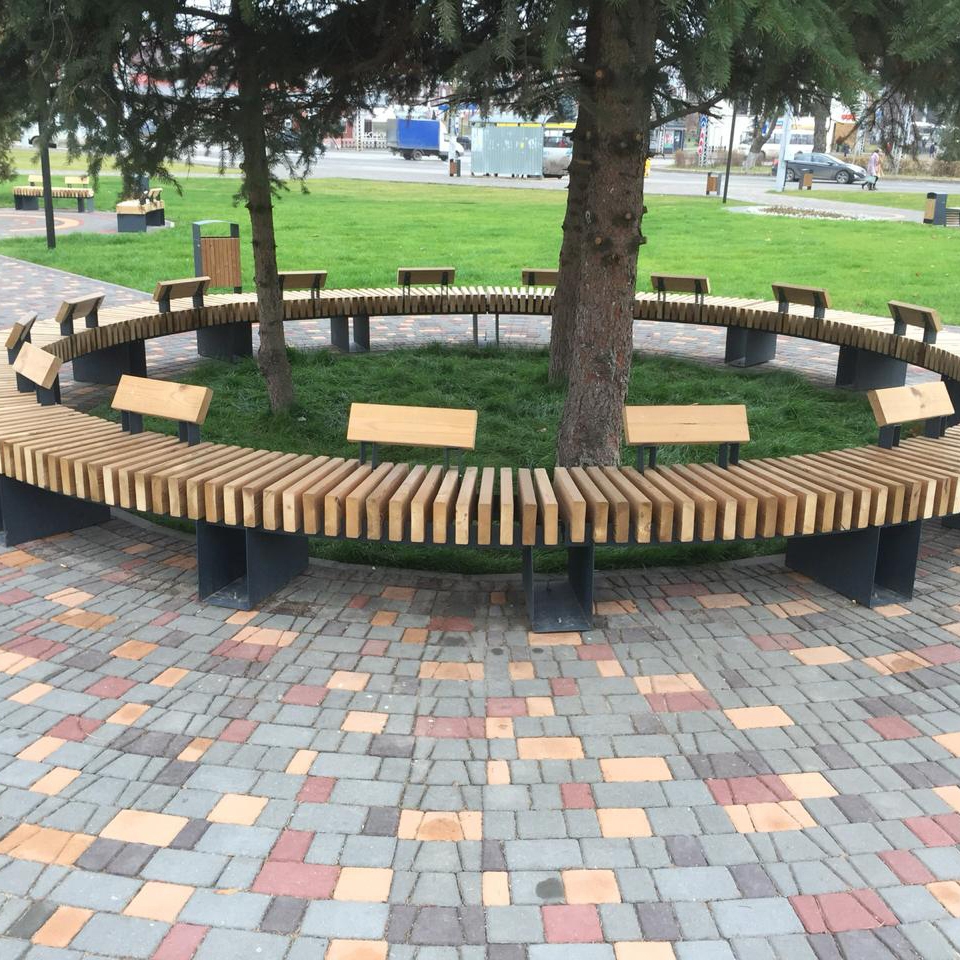 Afficher le produit City life | Bench (radial) du fabricant Punto Design