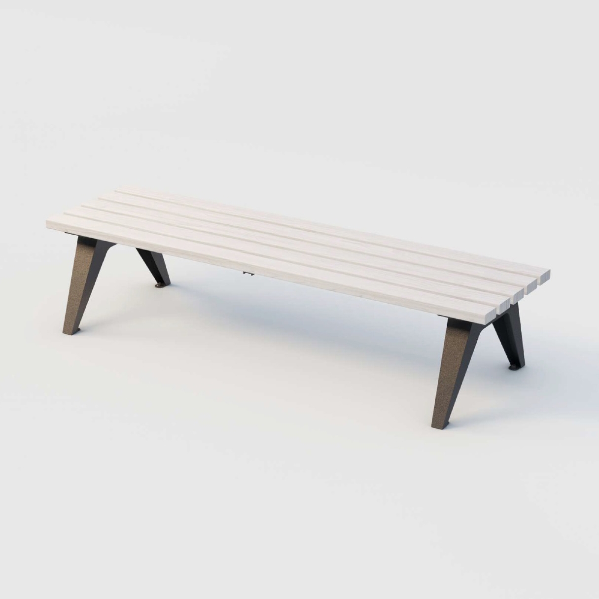 Display product Aria | Outdoor Bench without Backrest from manufacturer Punto Design