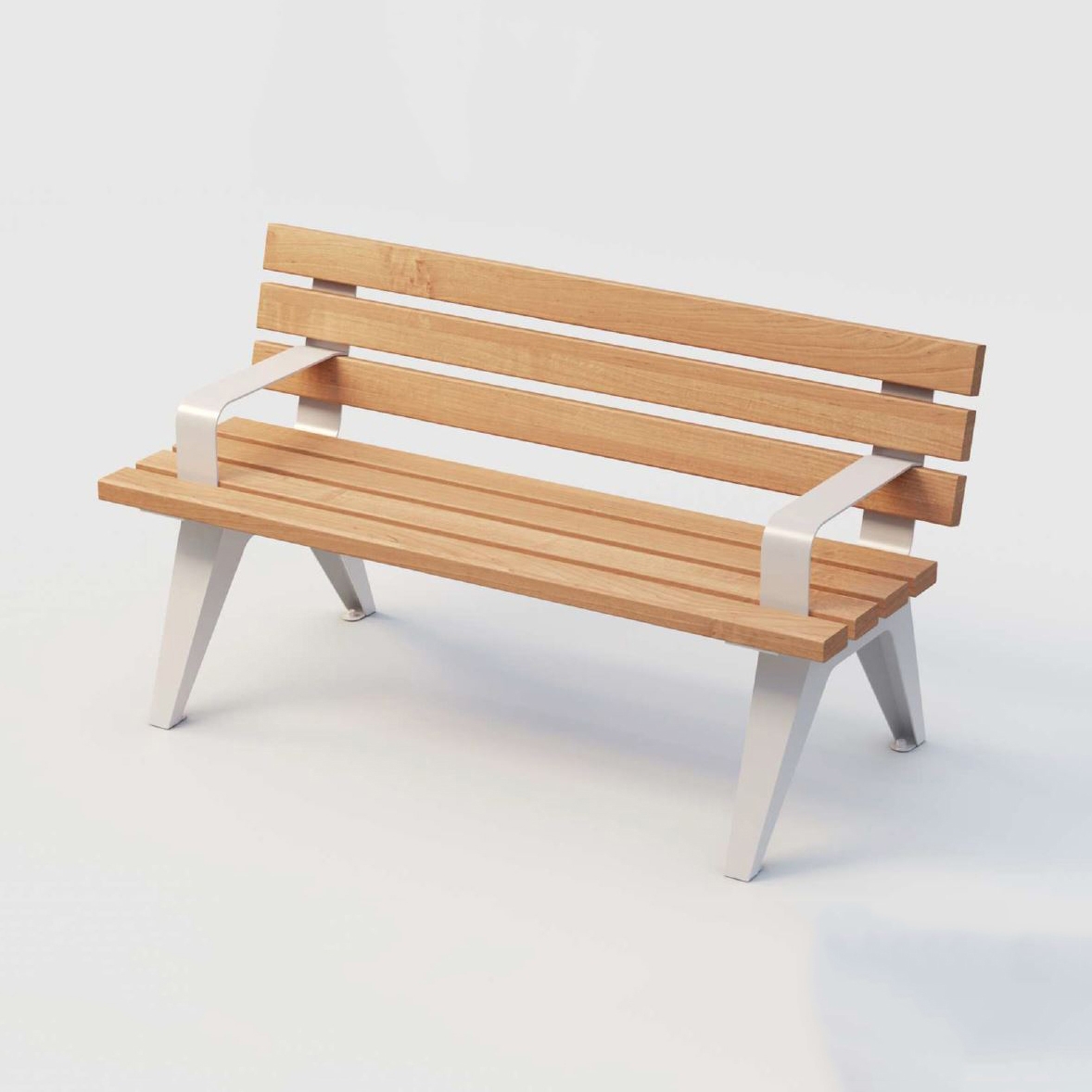 Mostrar el producto Aria | Street Bench with Armrest and Backrest del fabricante Punto Design