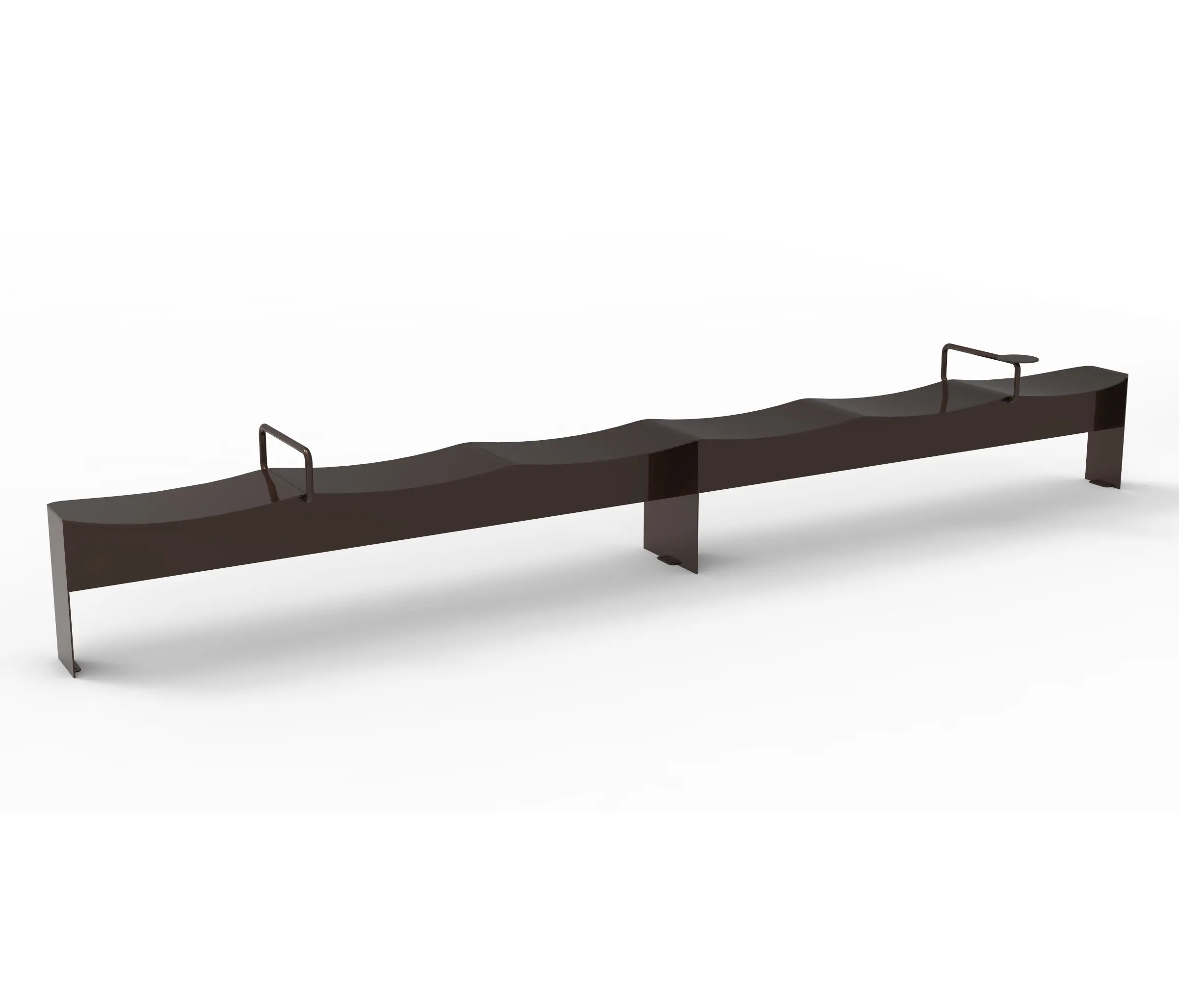 Punto Design - Flow | Outdoor Bench with Armrest