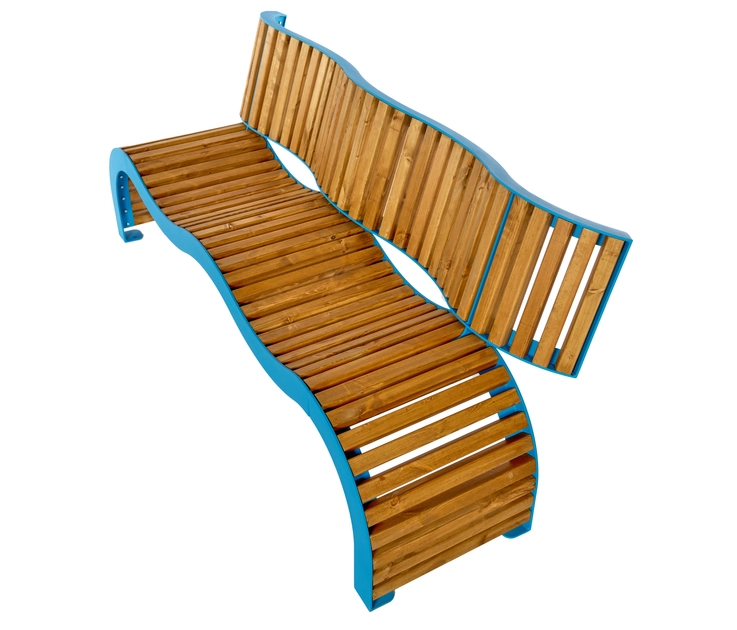 KOS | STREET BENCH WITH BACKREST - Benches from Punto Design | Architonic