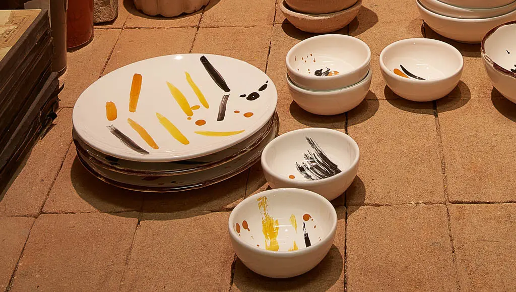 Paolo Castelli - Set of designer plates