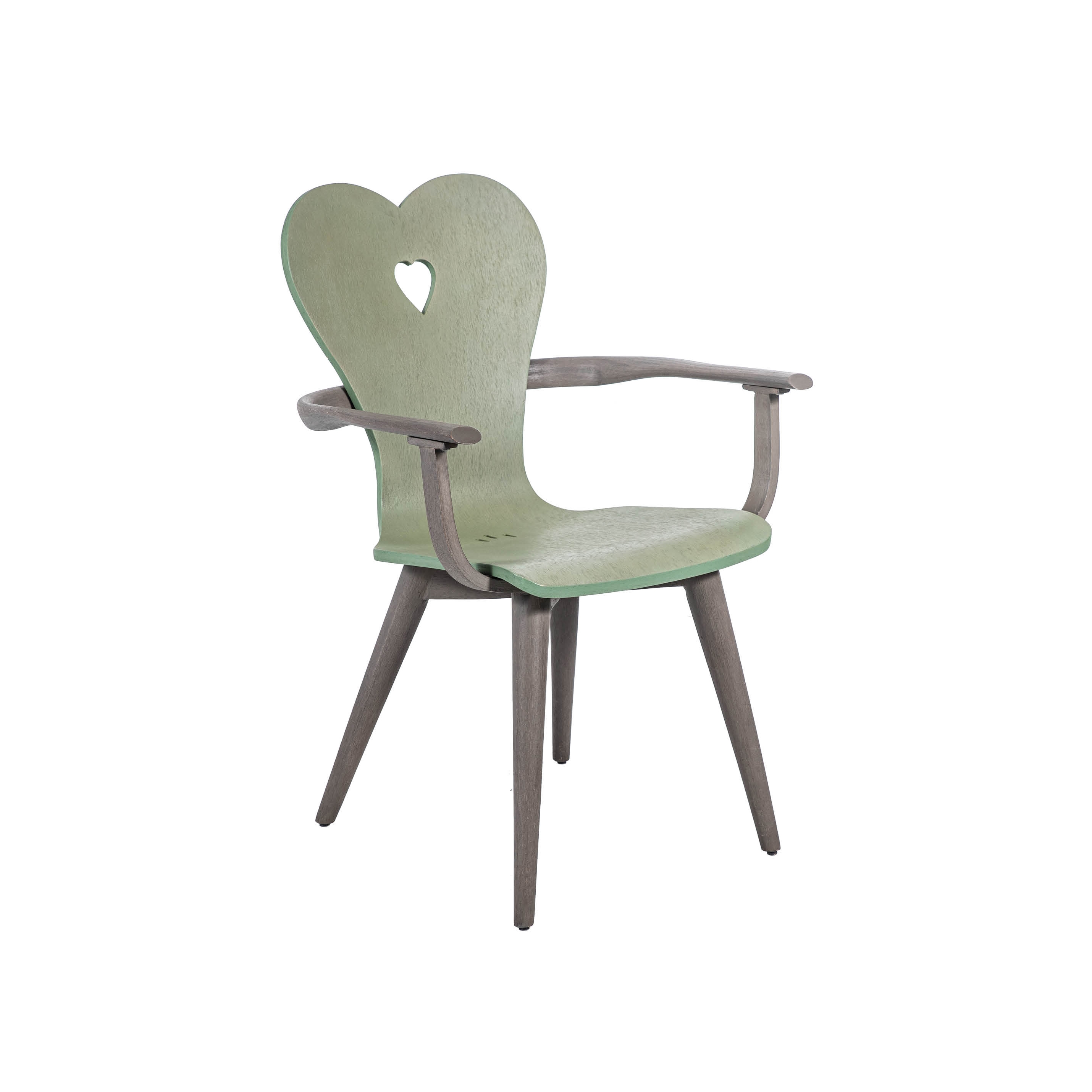 Alpenblick | Armchair Alpenblick Oldgrey/Blue-Green