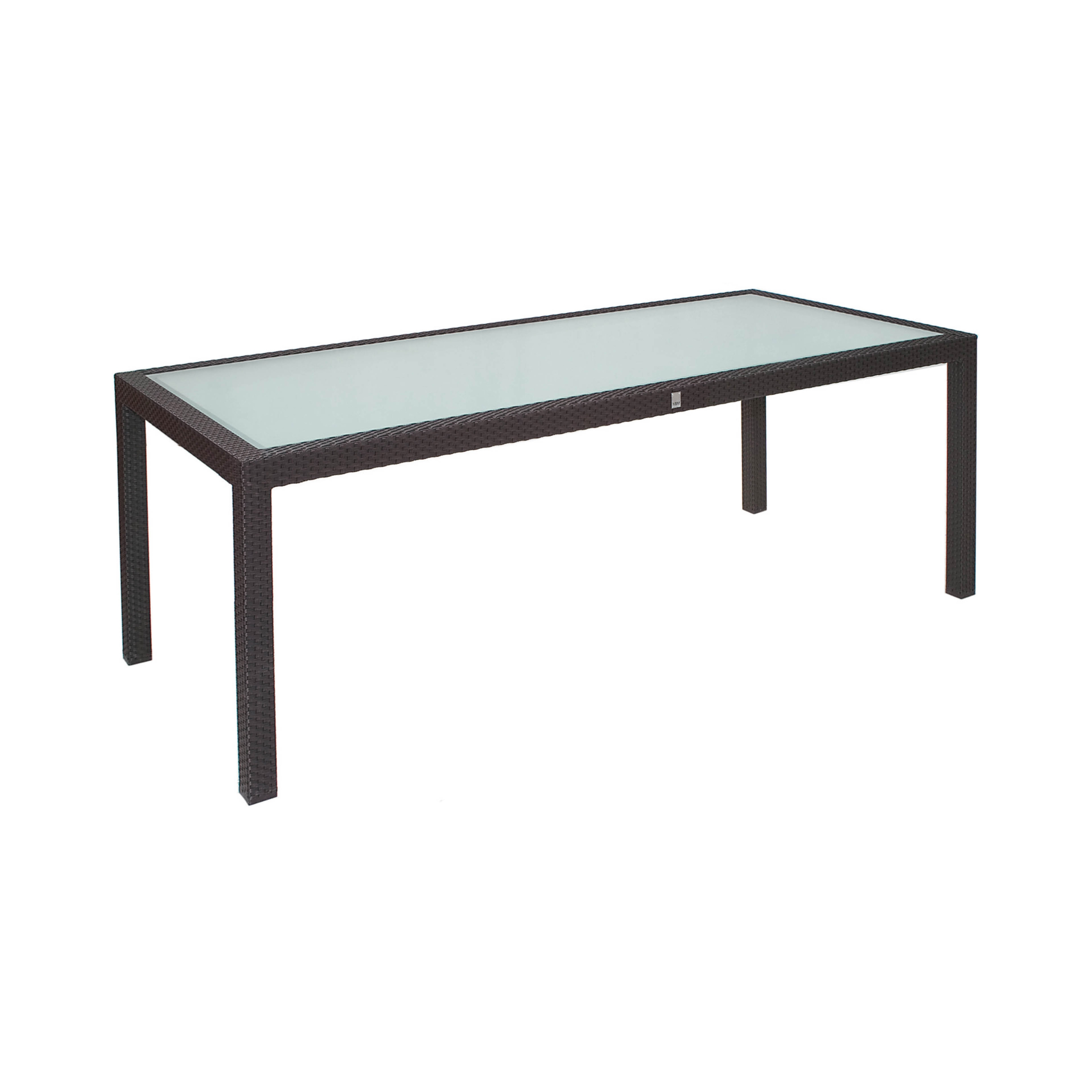 Mostra il prodotto Bellini | Table Bellini Mocca 90X160 With Glas Top del produttore MBM