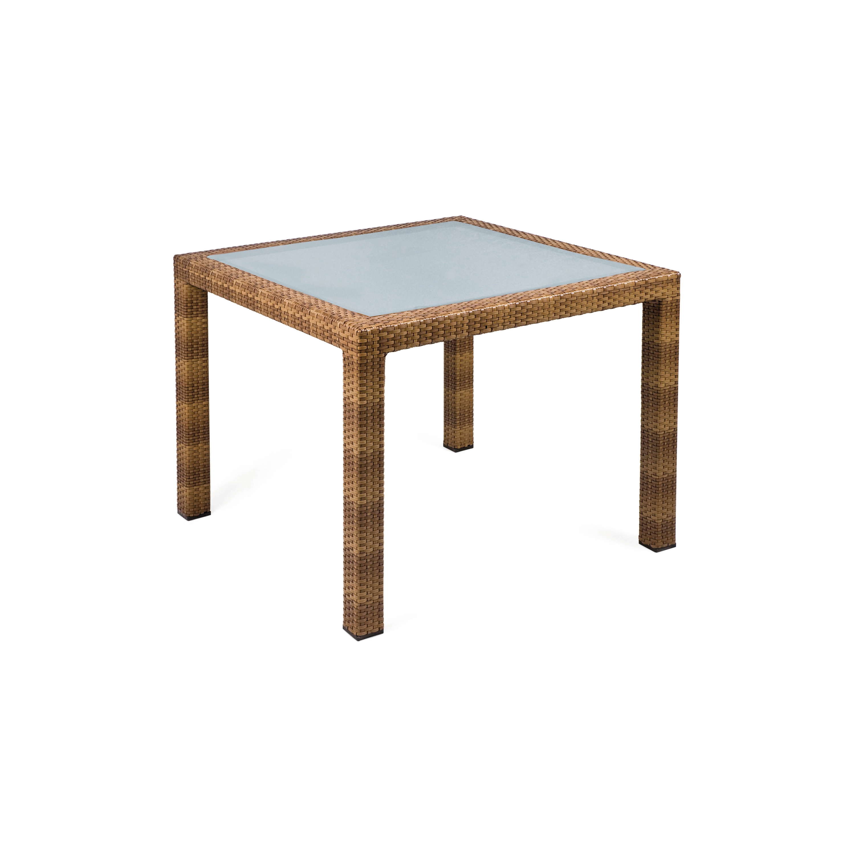 Mostra il prodotto Bellini | Table Bellini Tobacco 90X90 With Glass Top del produttore MBM