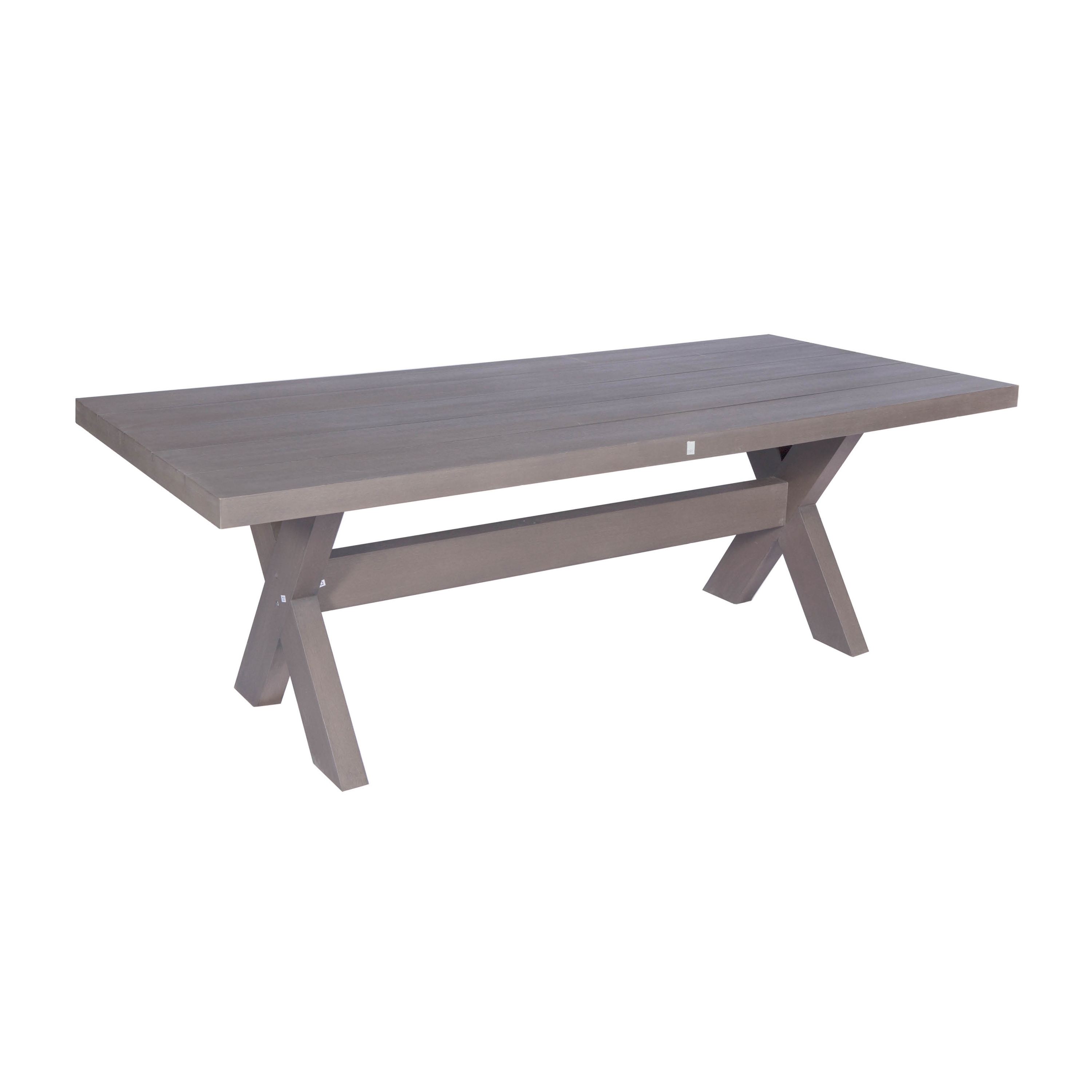 Crossleg | Table Crossleg 220X100 Stone Grey