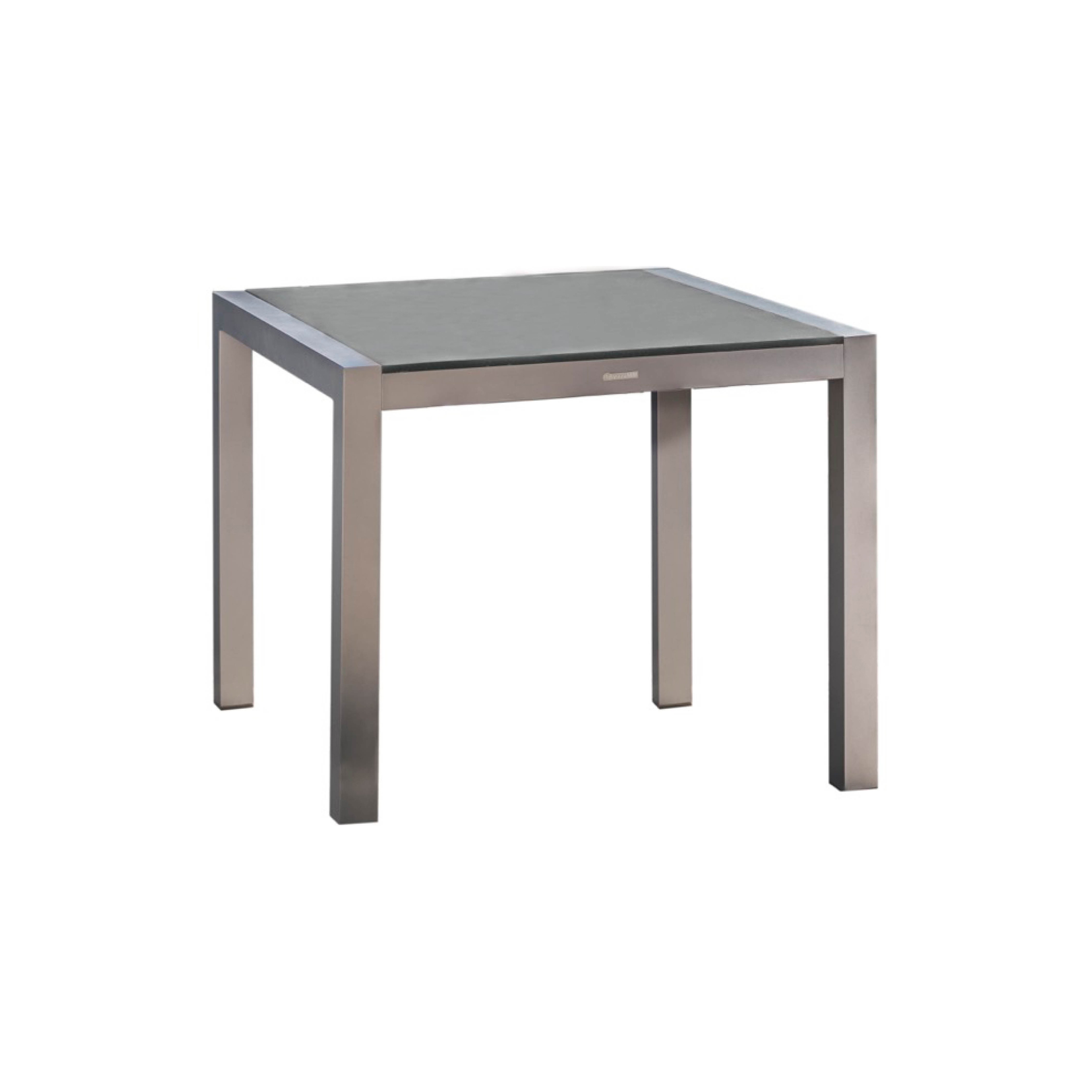 Display product Kennedy | Table Kennedy Edelstahl Stone Grey 90X90 from manufacturer MBM