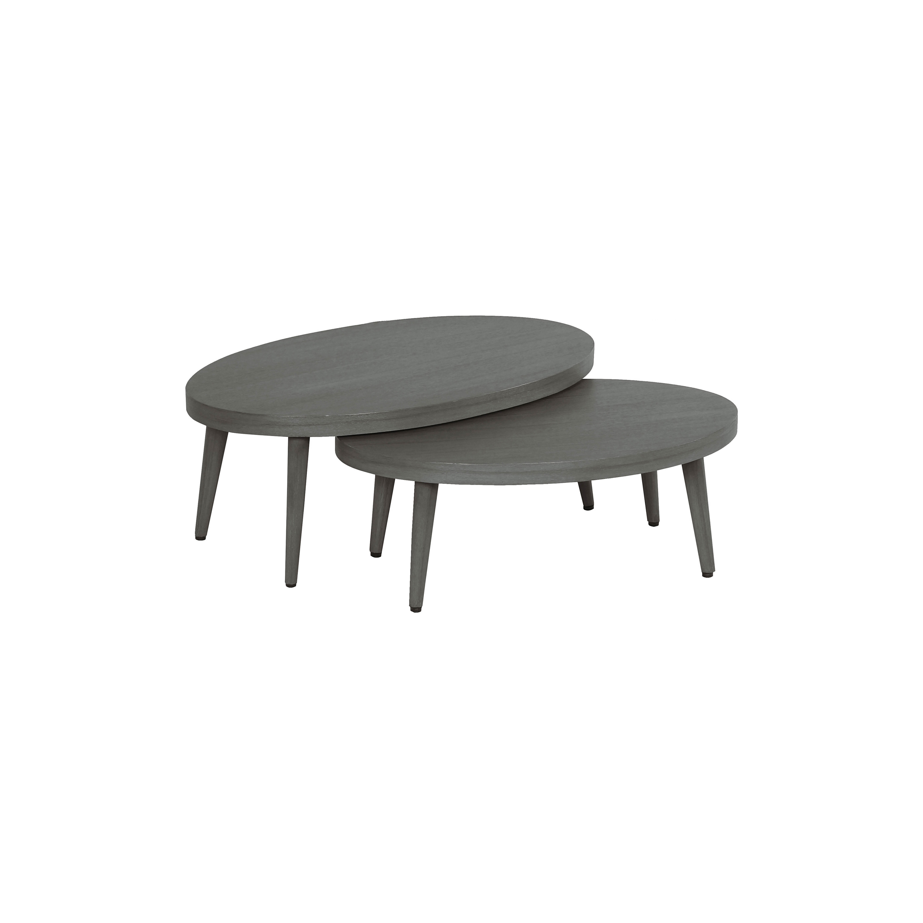 Orlando Iconic | Loungetable Iconic Stone Grey Two Table Seat