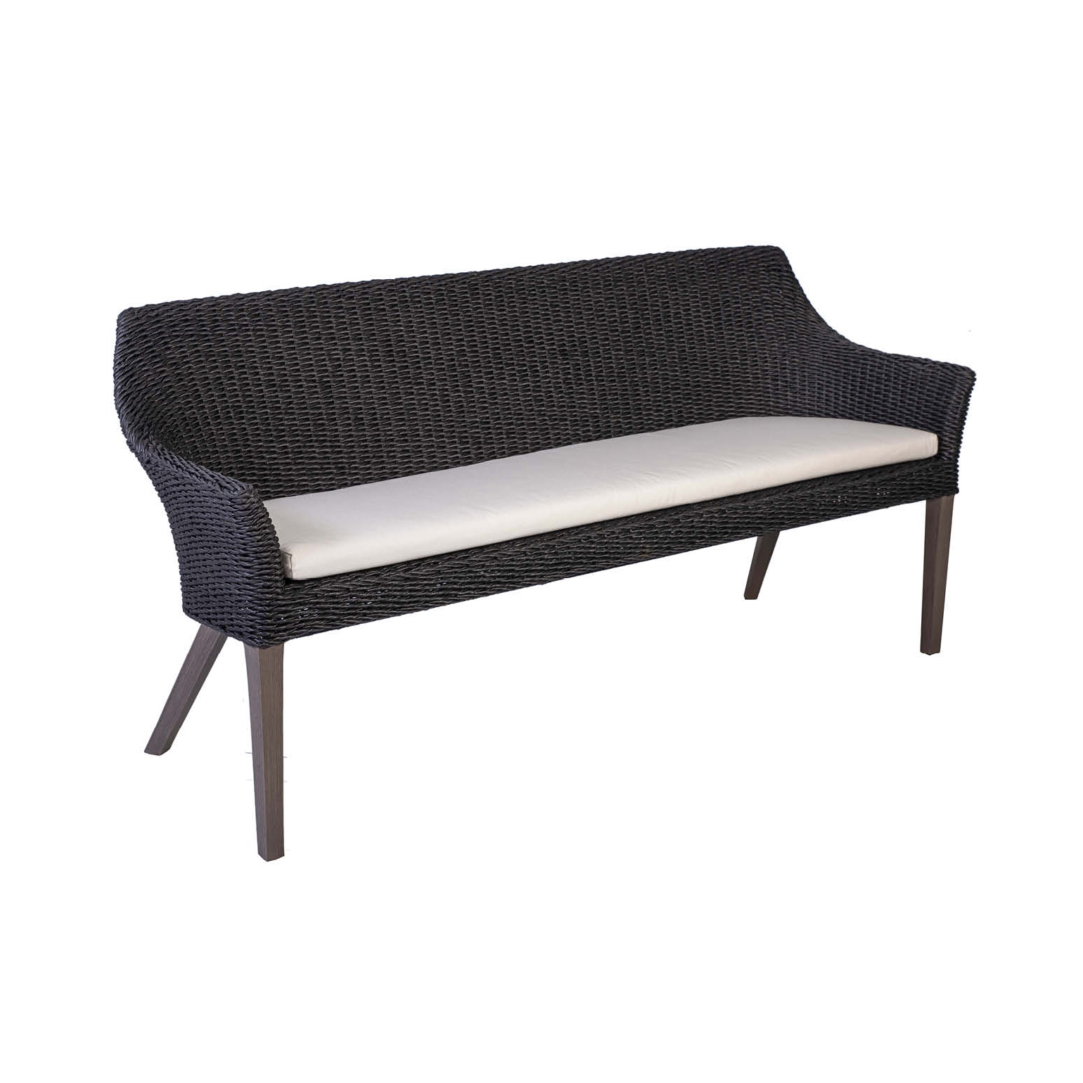Tortuga | Bench 3-Seater Tortuga Twist Black / Stone Grey