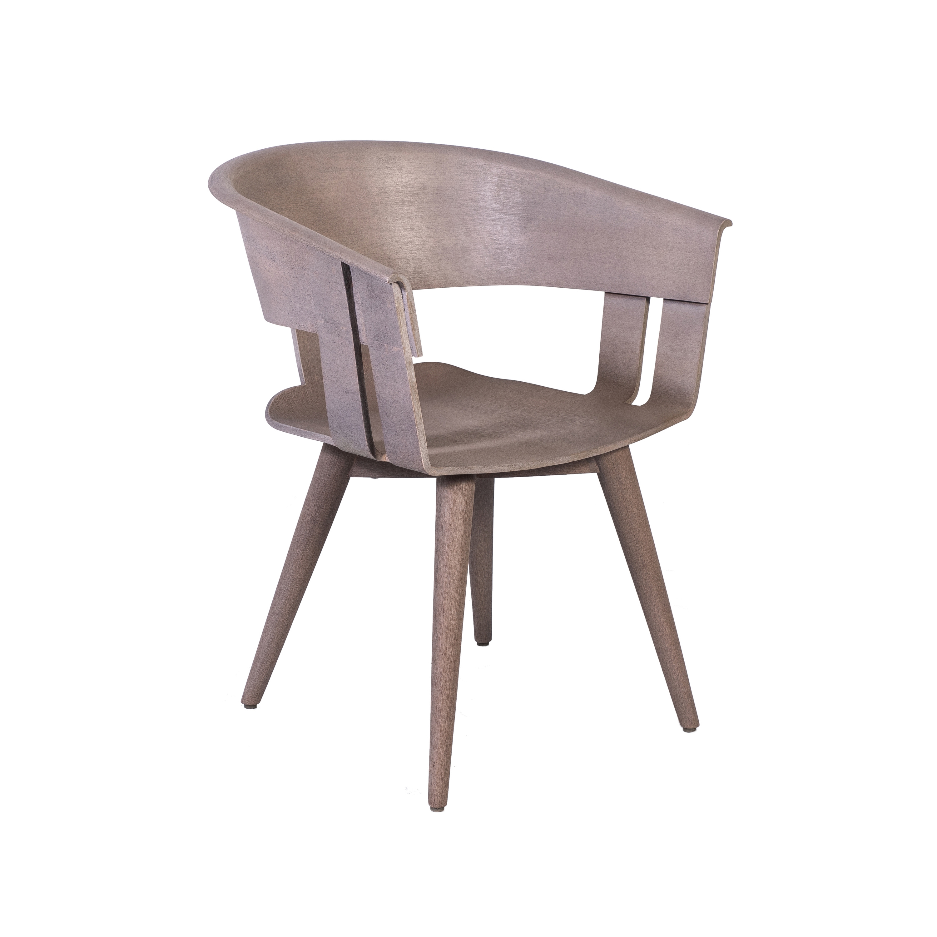 Nordlicht | Armchair Nordlicht Dark Taupe