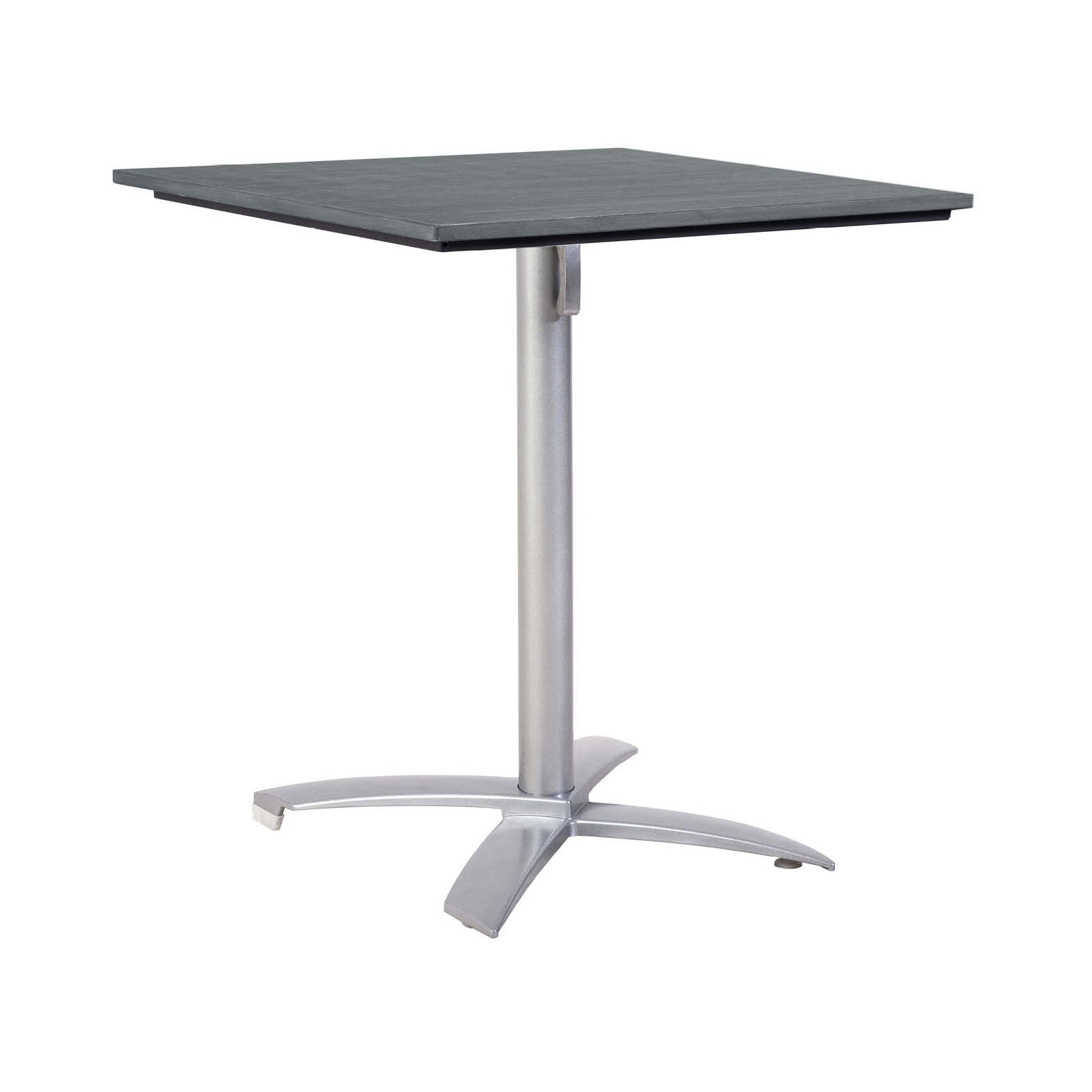 Display product Victory | BarTable Stone Grey Aluminium, 70 x 70 cm from manufacturer MBM