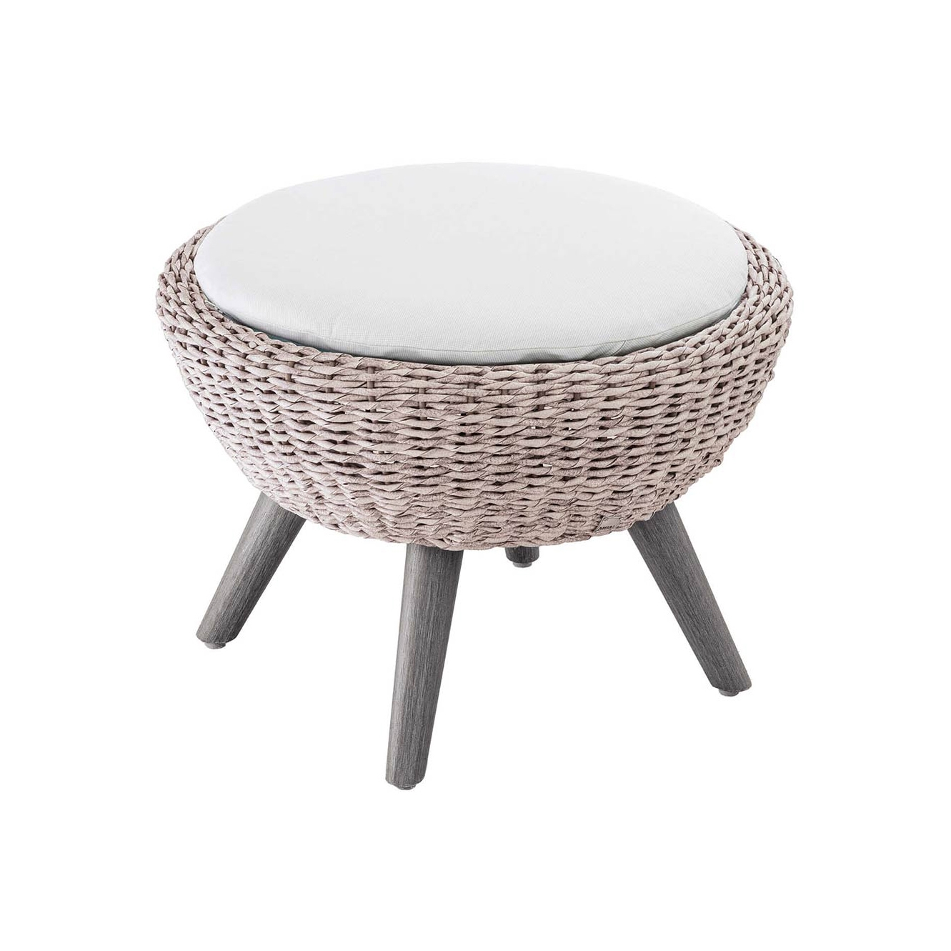 Vertoon produk Ocean | Footstool Twist Oyster van vervaardiger MBM