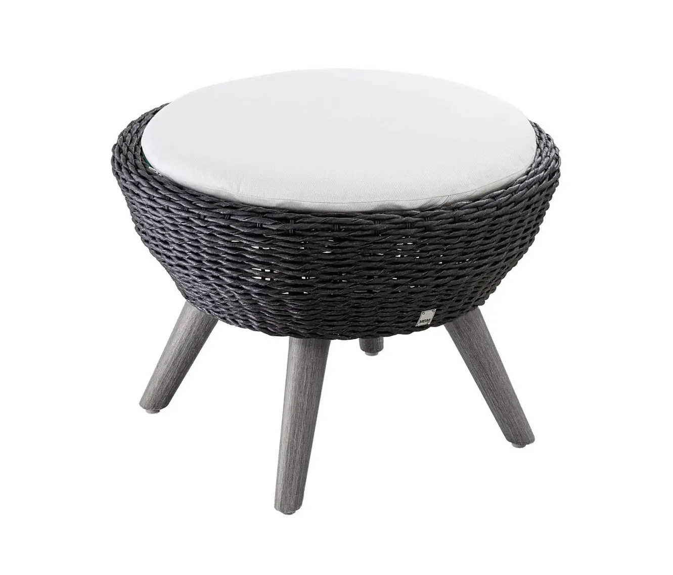 MBM - Ocean | Footstool Twist Black
