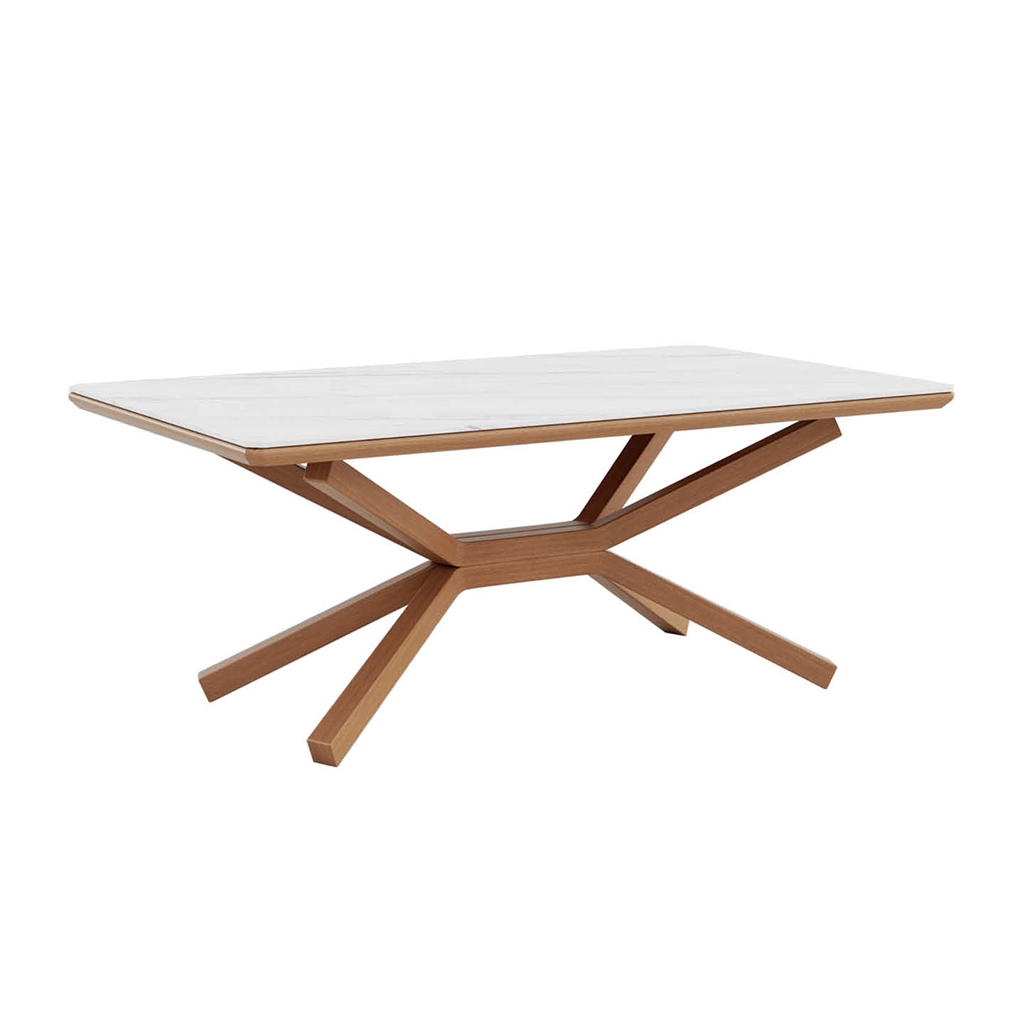 Mostra il prodotto Sumba | SAMOA table Marble White, 180 x 100 cm del produttore MBM