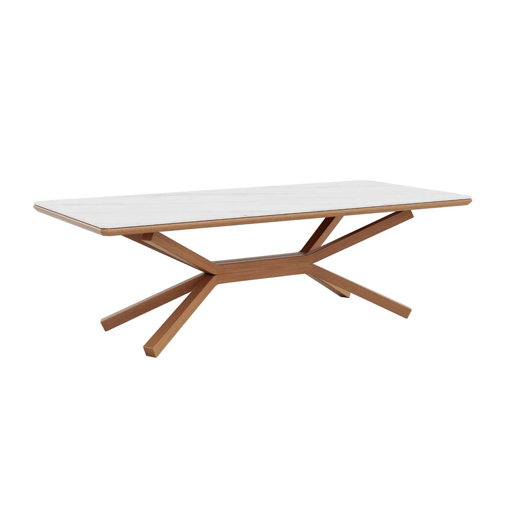 Mostra il prodotto Sumba | SAMOA table Marble White, 240 x 100 cm del produttore MBM
