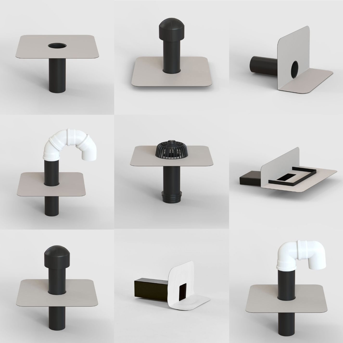 OUR FLAT ROOF SOLUTIONS WITH PE COMPONENTS