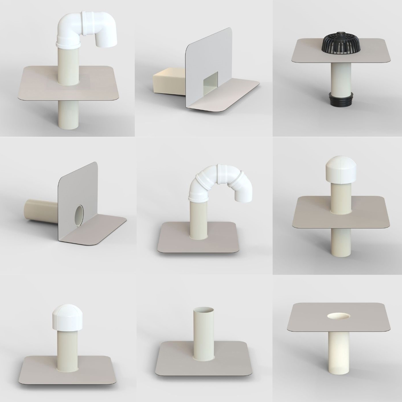 OUR FLAT ROOF SOLUTIONS WITH PP COMPONENTS