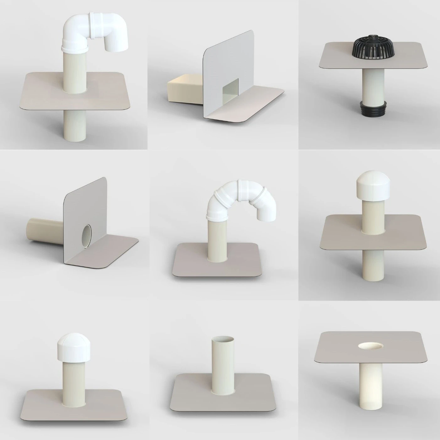 OUR FLAT ROOF SOLUTIONS WITH PP COMPONENTS