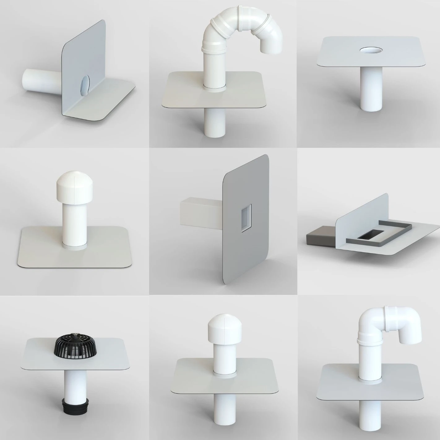 OUR FLAT ROOF SOLUTIONS WITH PVC COMPONENTS