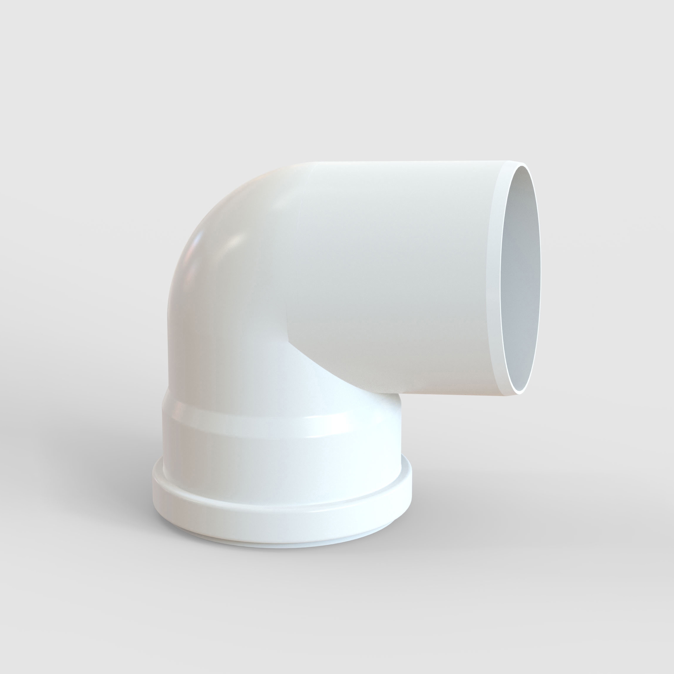 Display product b/s/t PVC Pipe Bend 87° from manufacturer b/s/t