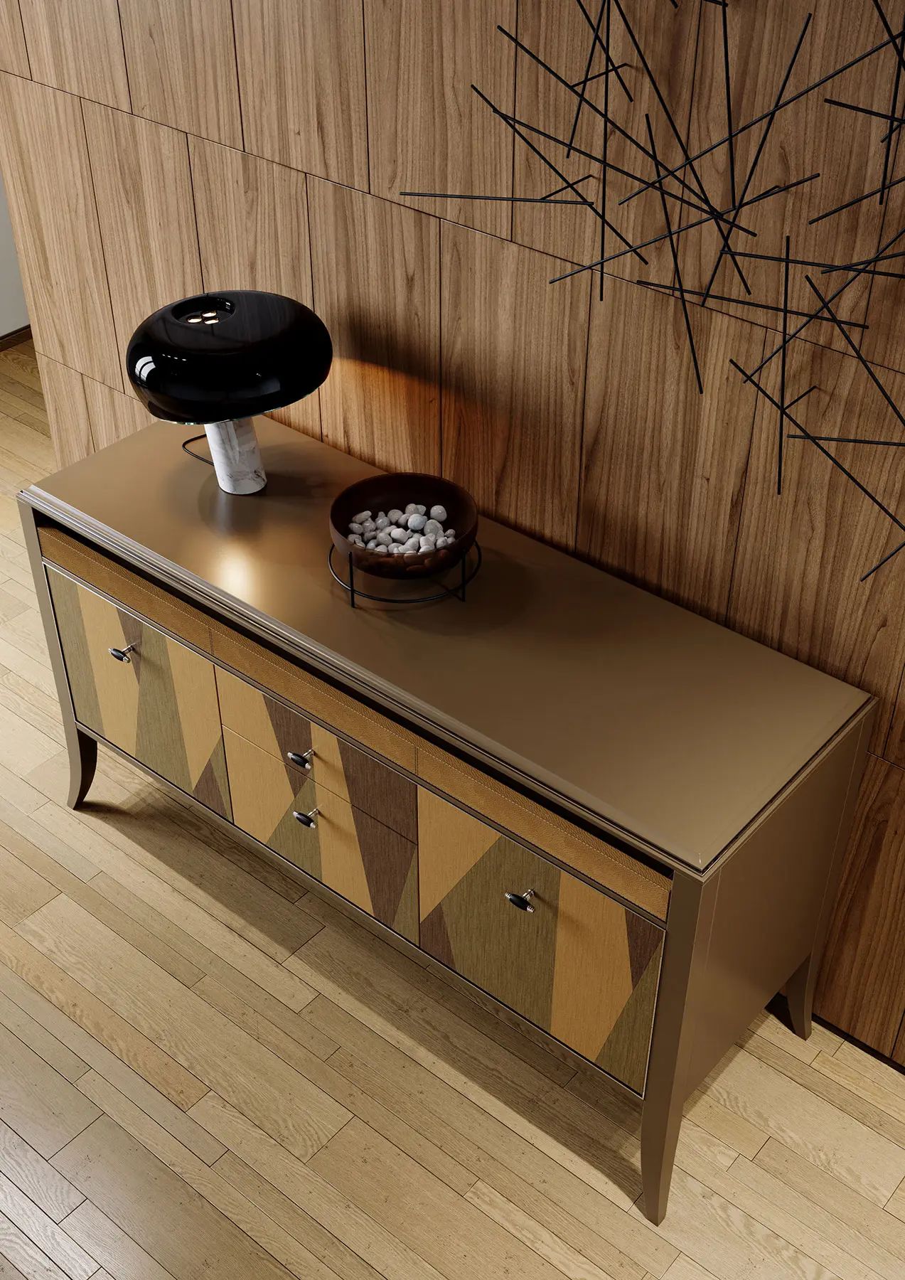 ITALIANELEMENTS - Relief | Sideboard  -  Gamp Triplex