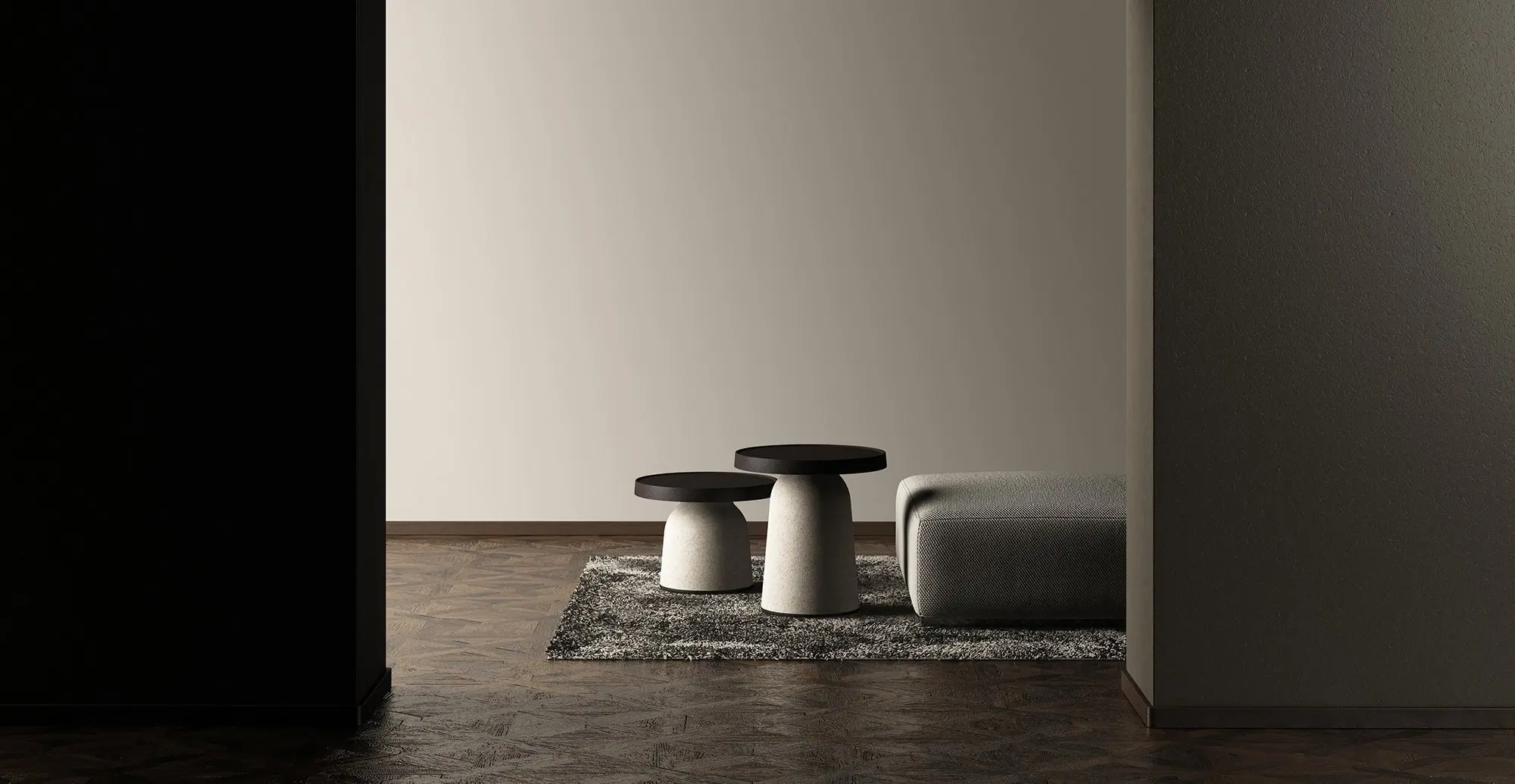 TOOU - Thick Top | Side Table High