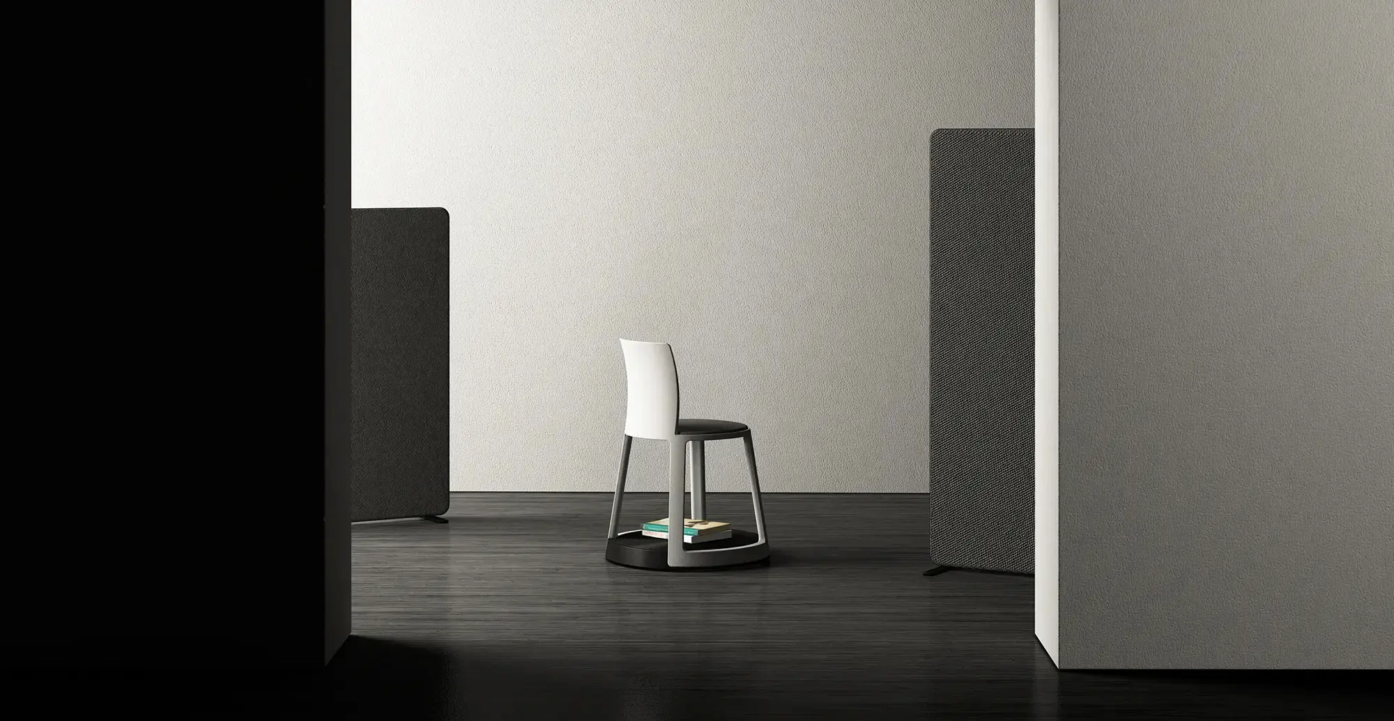 TOOU - Revo | Stool with Castor Base