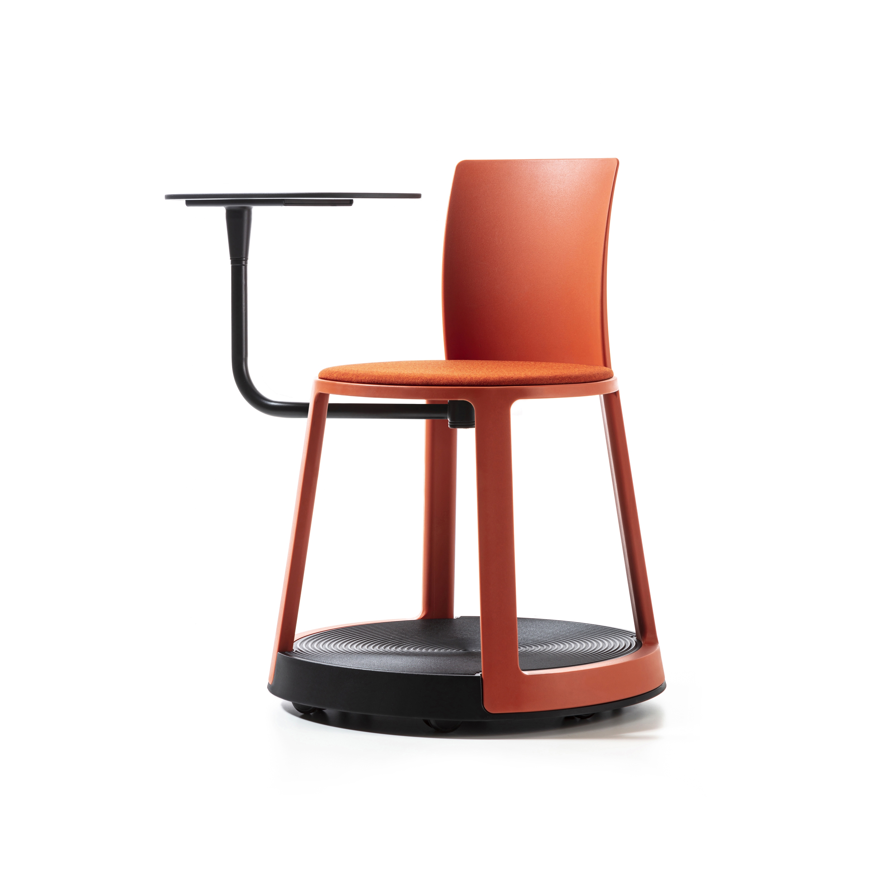 Afficher le produit Revo | Chair with castor Base, Tablet and Upholstery du fabricant TOOU