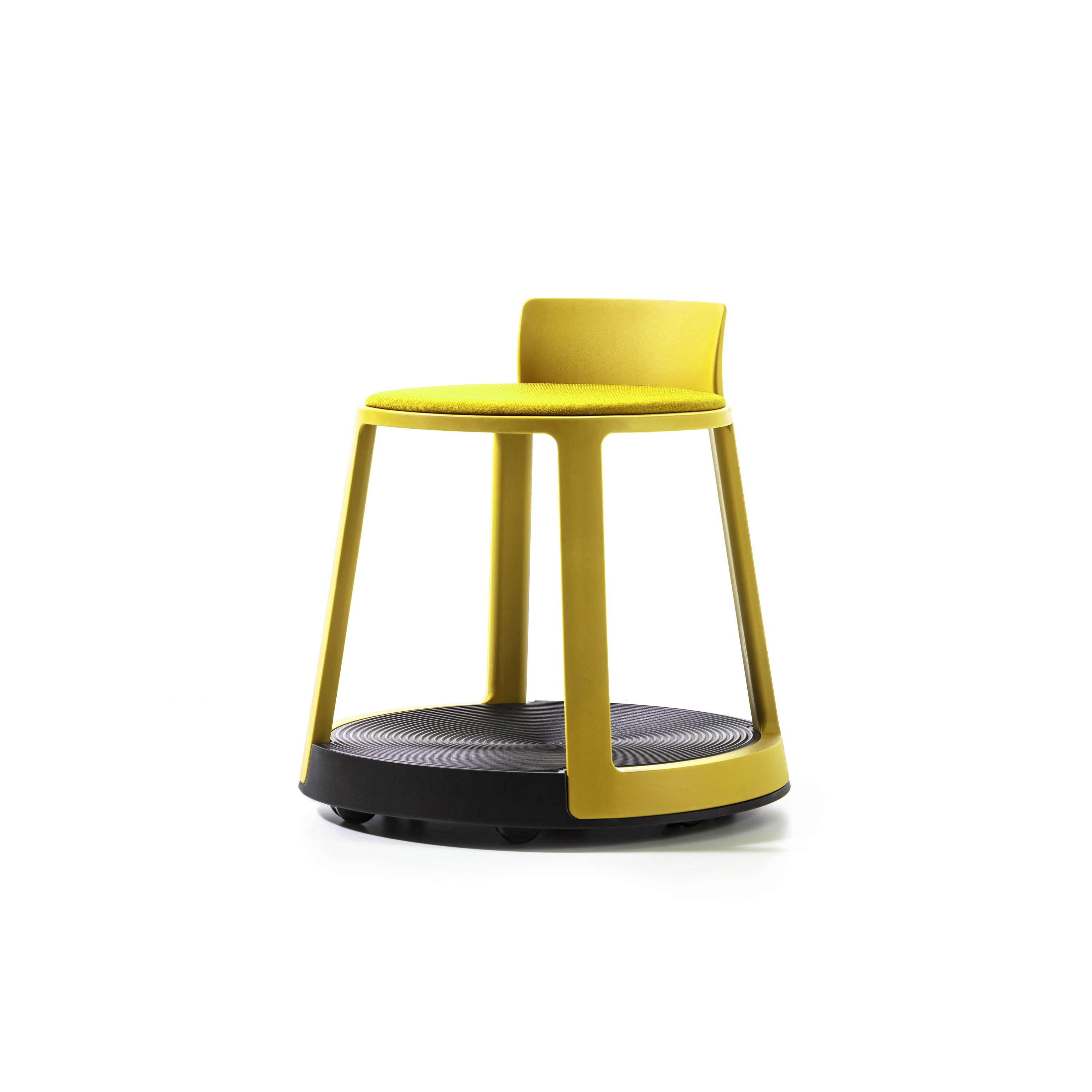 Display product Revo | Stool with Castor Base and Upholstery from manufacturer TOOU