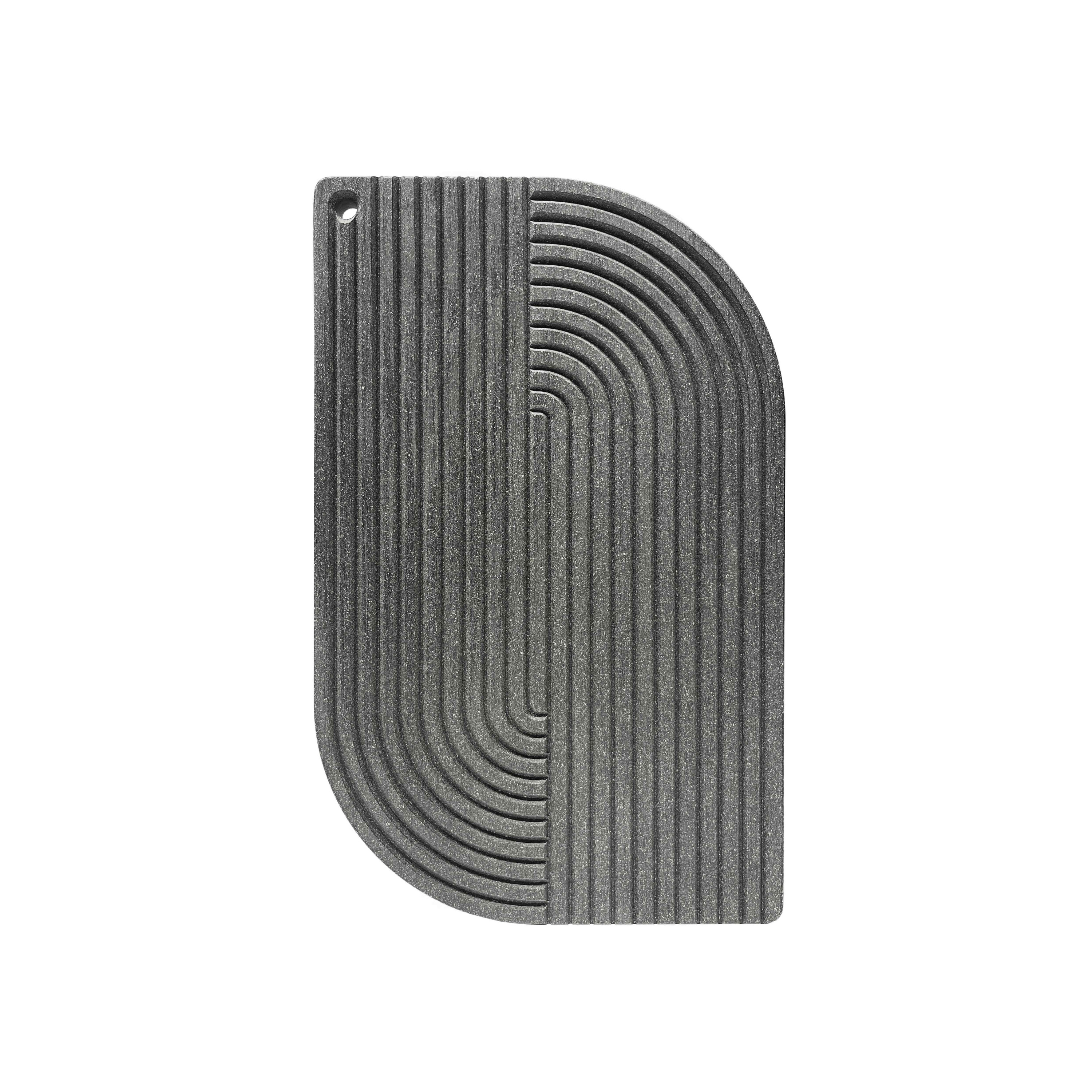 |accessoires| |lines| Kitchen Tray Large Schiefer-Schwarz