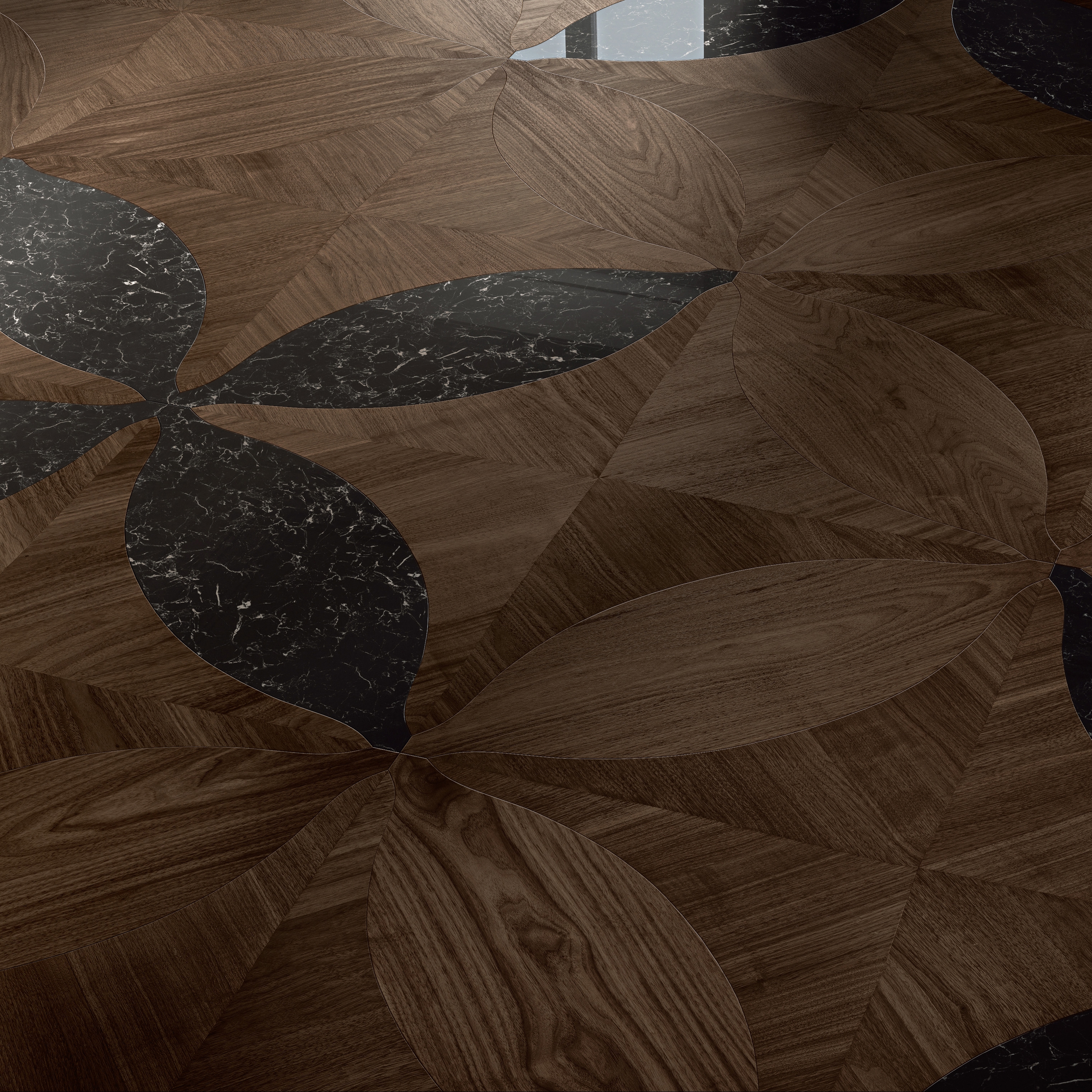 Design Panels | Diamante Ca' Bosco with marble inserts