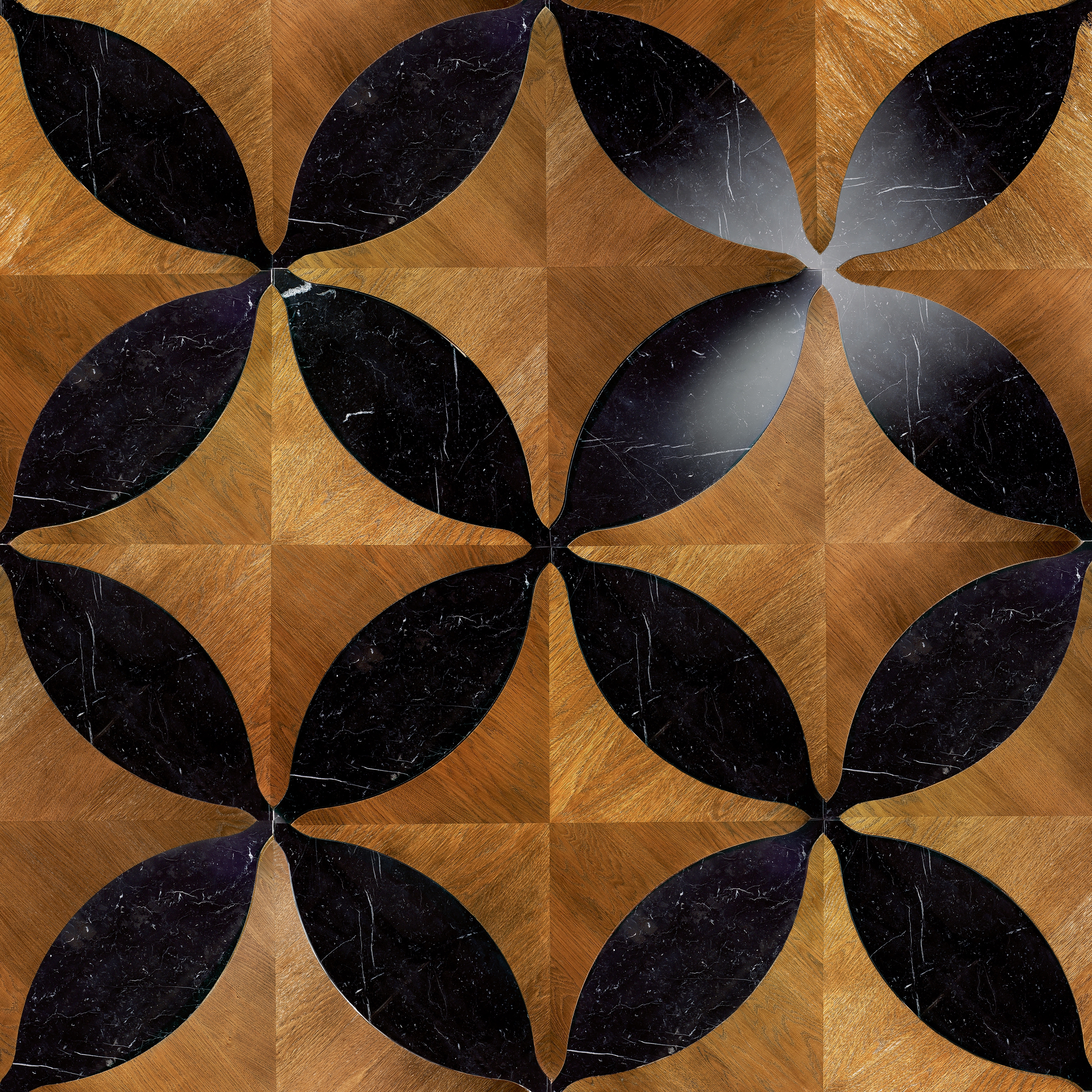 Produkt Design Panels | Diamante Ca' Rezzonico with marble inserts des Herstellers Foglie d’Oro anzeigen
