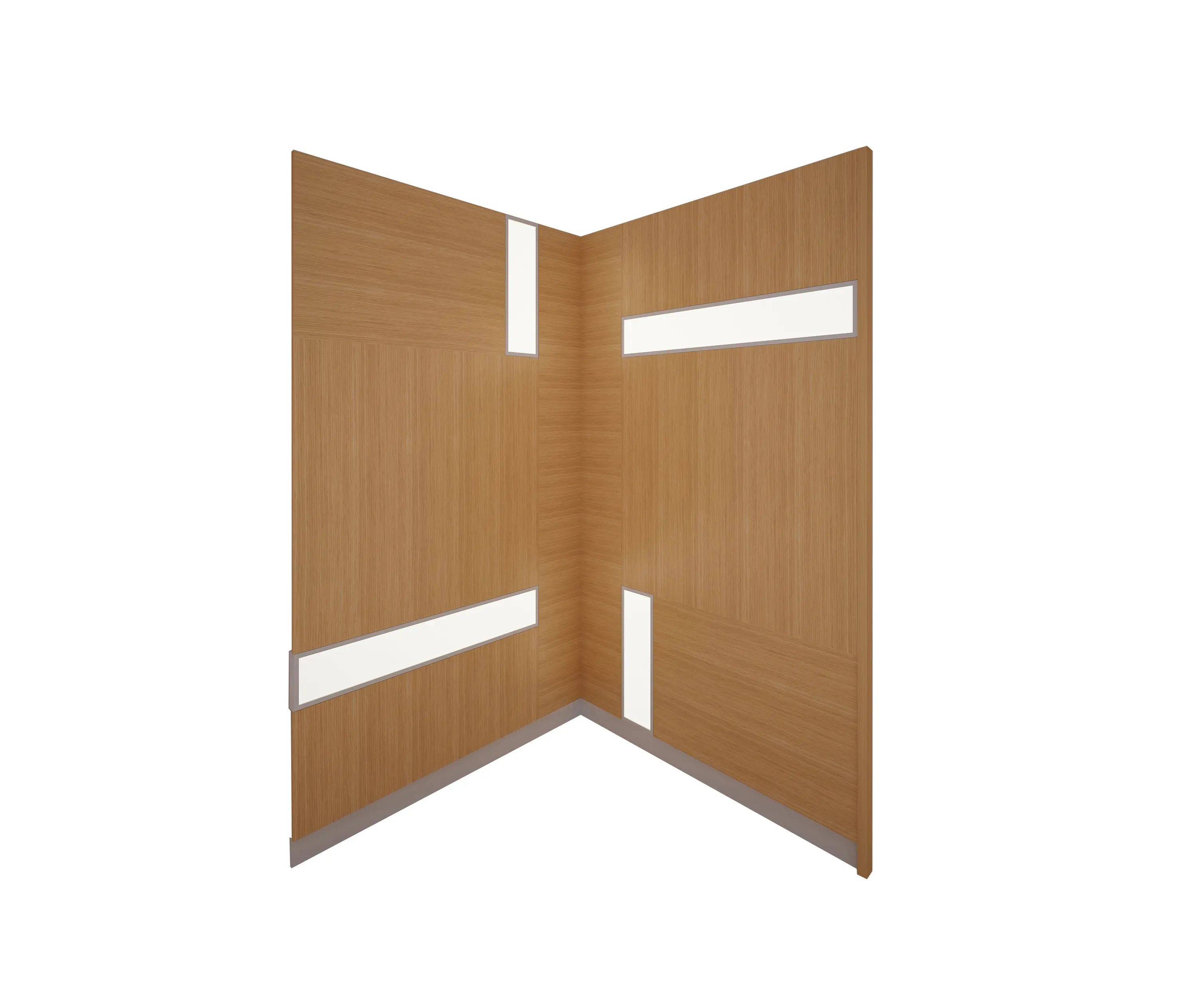 Mikodam - Bisa Panel Oak (With White Led Lighting Element)