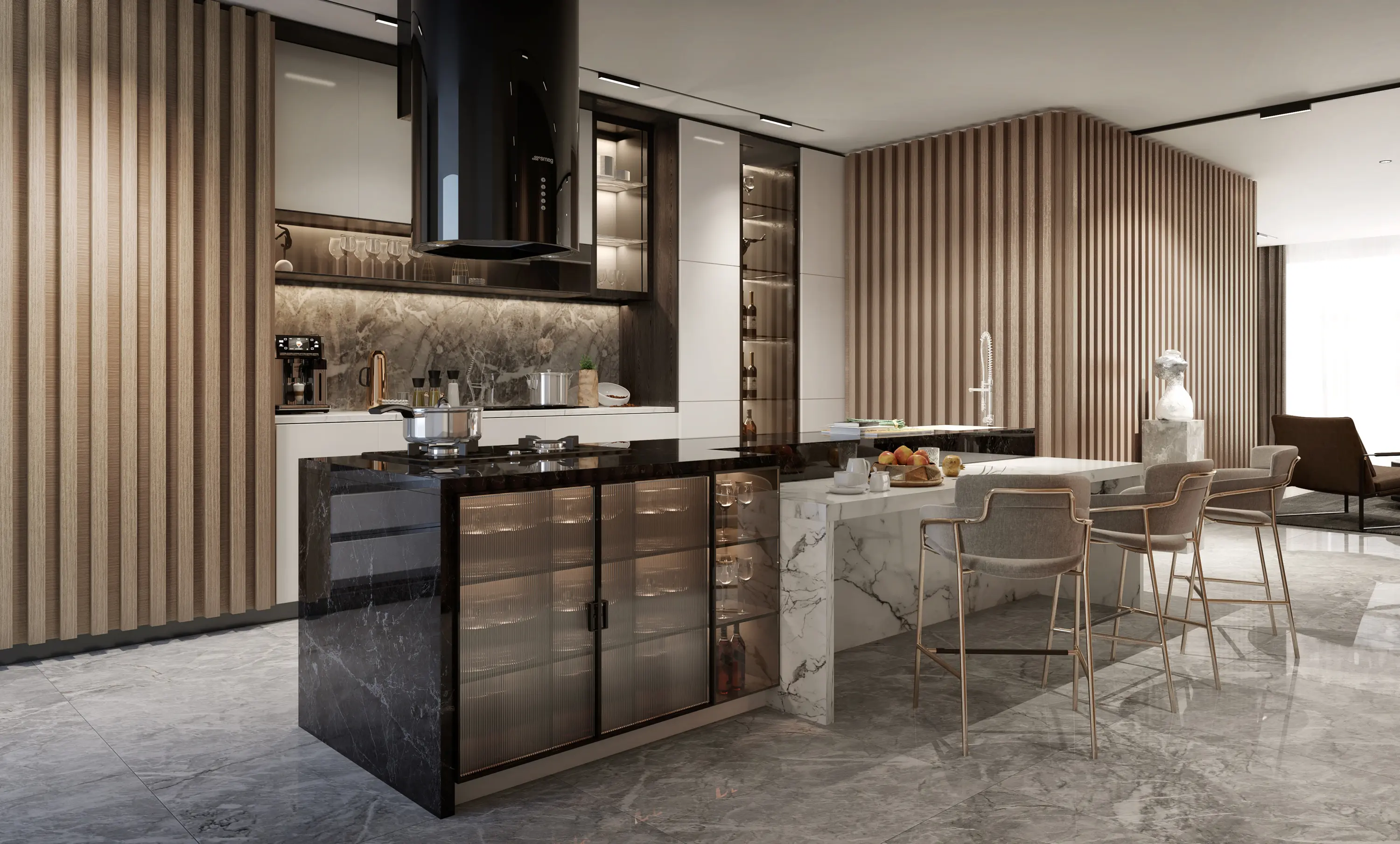 Mikodam - Kara Panel Walnut