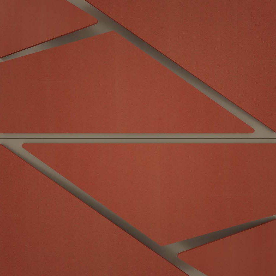Deta Panel Grey Lacquer Matte & Fabric