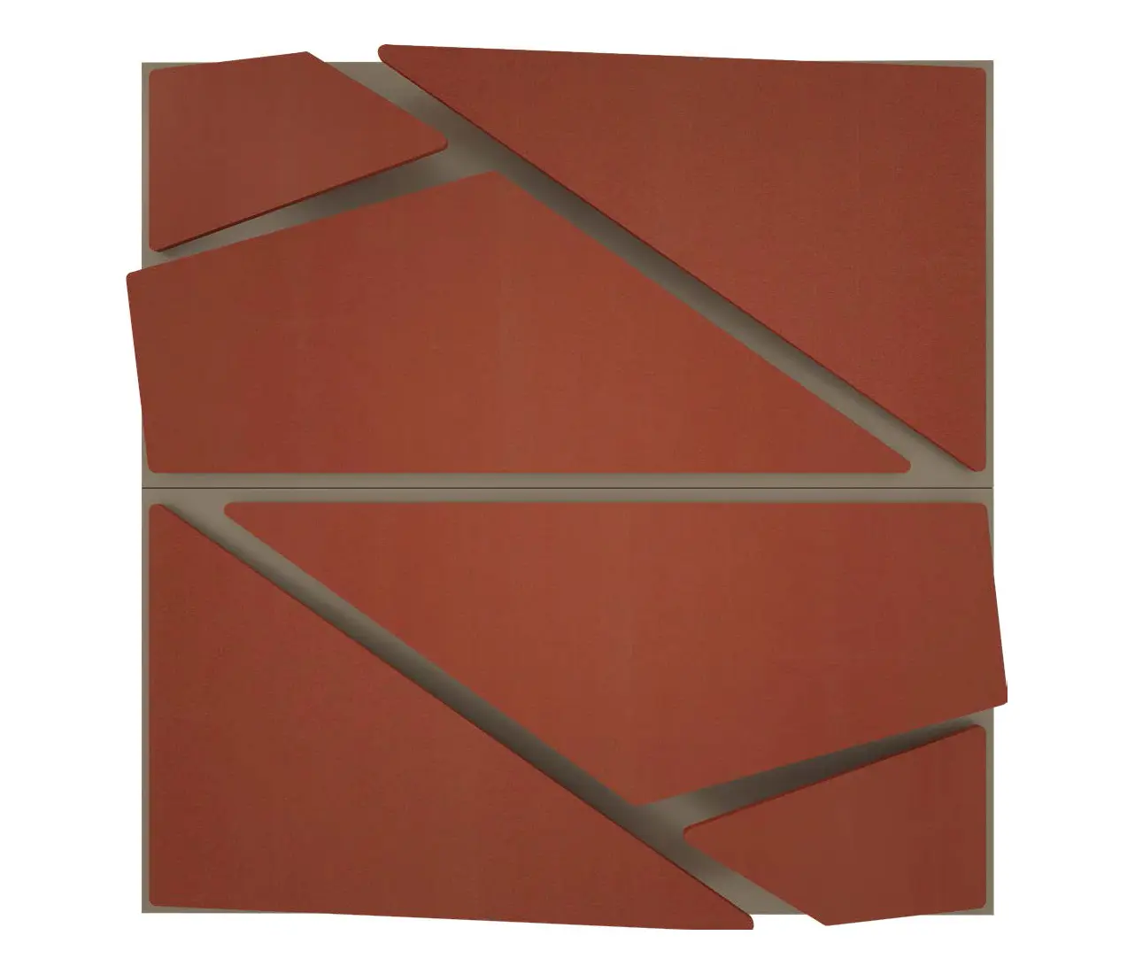 Mikodam - Deta Panel Grey Lacquer Matte & Fabric