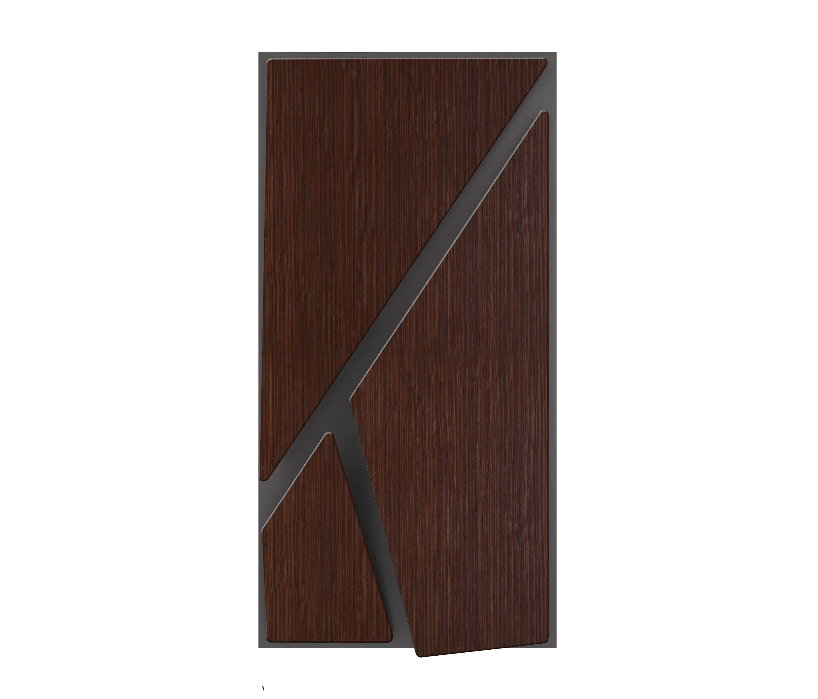 Mikodam - Deta Panel Grey Lacquer Matte & Walnut